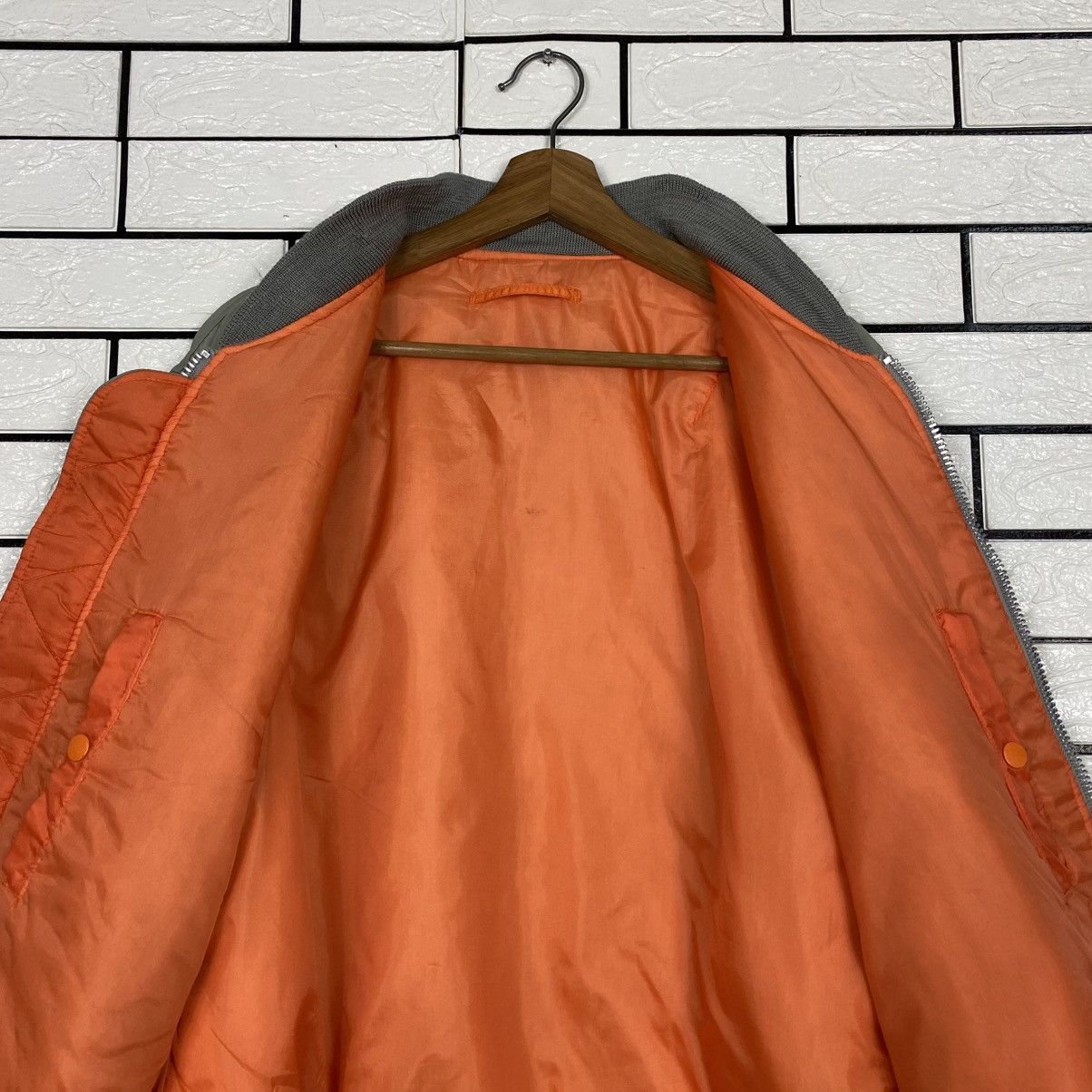 Japanese Brand 📌Vintage Ma-1 Bomber Jacket Military Unbranded Issey Miyake Size US L / EU 52-54 / 3 - 15 Thumbnail