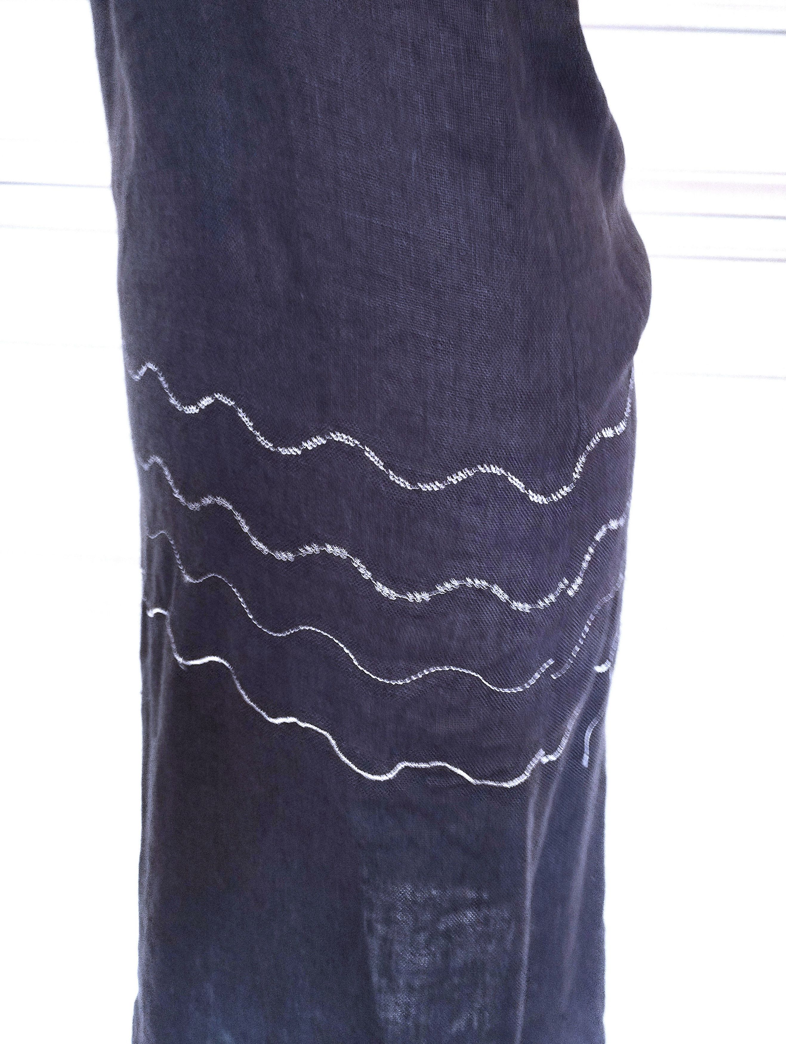 agnes b. Agnès B Robe Lin Ondulations T S Size S / US 4 / IT 40 - 9 Thumbnail