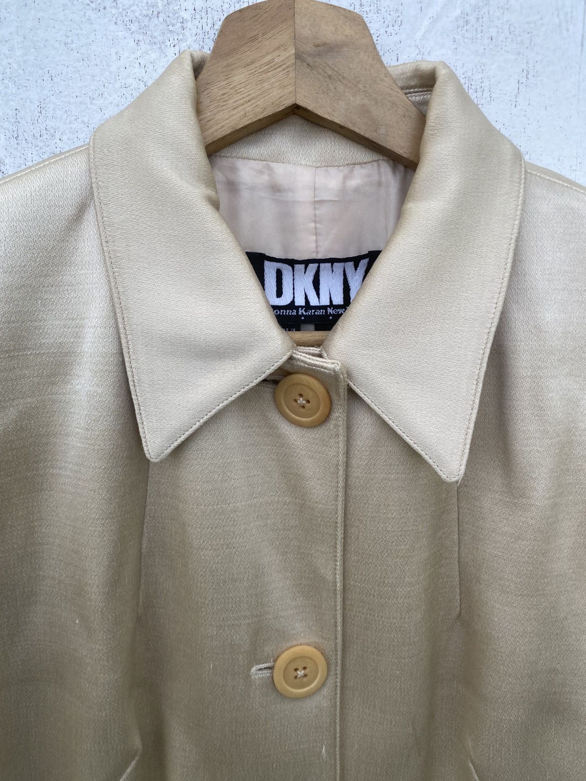 DKNY DKNY Donna Karan Wool Rayon Tailored Jacket Size S / US 4 / IT 40 - 7 Thumbnail