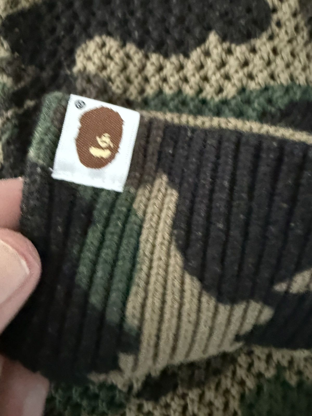 Bape Bape knit first camo shark full zip Size US M / EU 48-50 / 2 - 2 Thumbnail