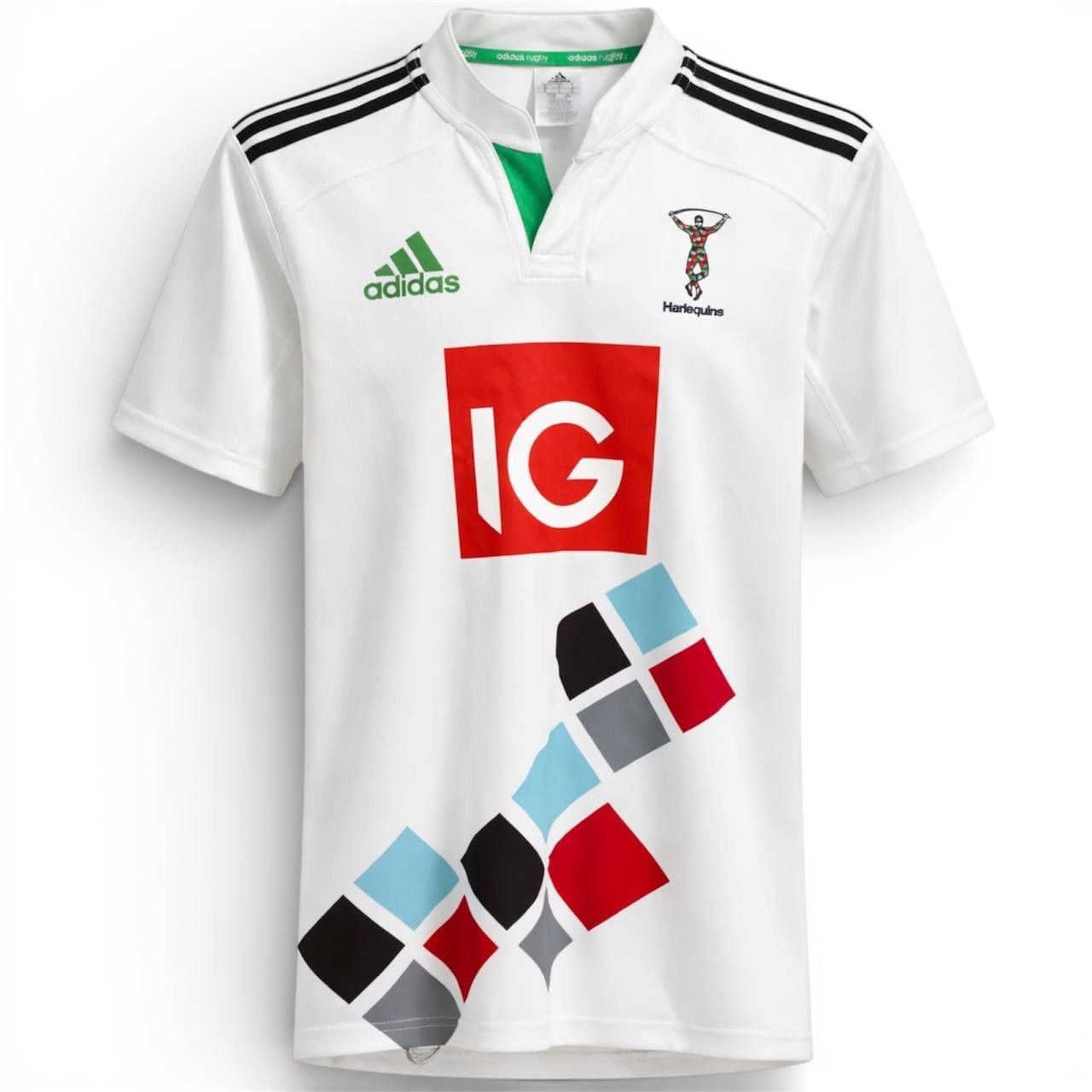 Adidas 2014/15 HARLEQUINS AWAY RUGBY UNION SHIRT JERSEY SIZE L MENS Size US L / EU 52-54 / 3 - 1 Thumbnail