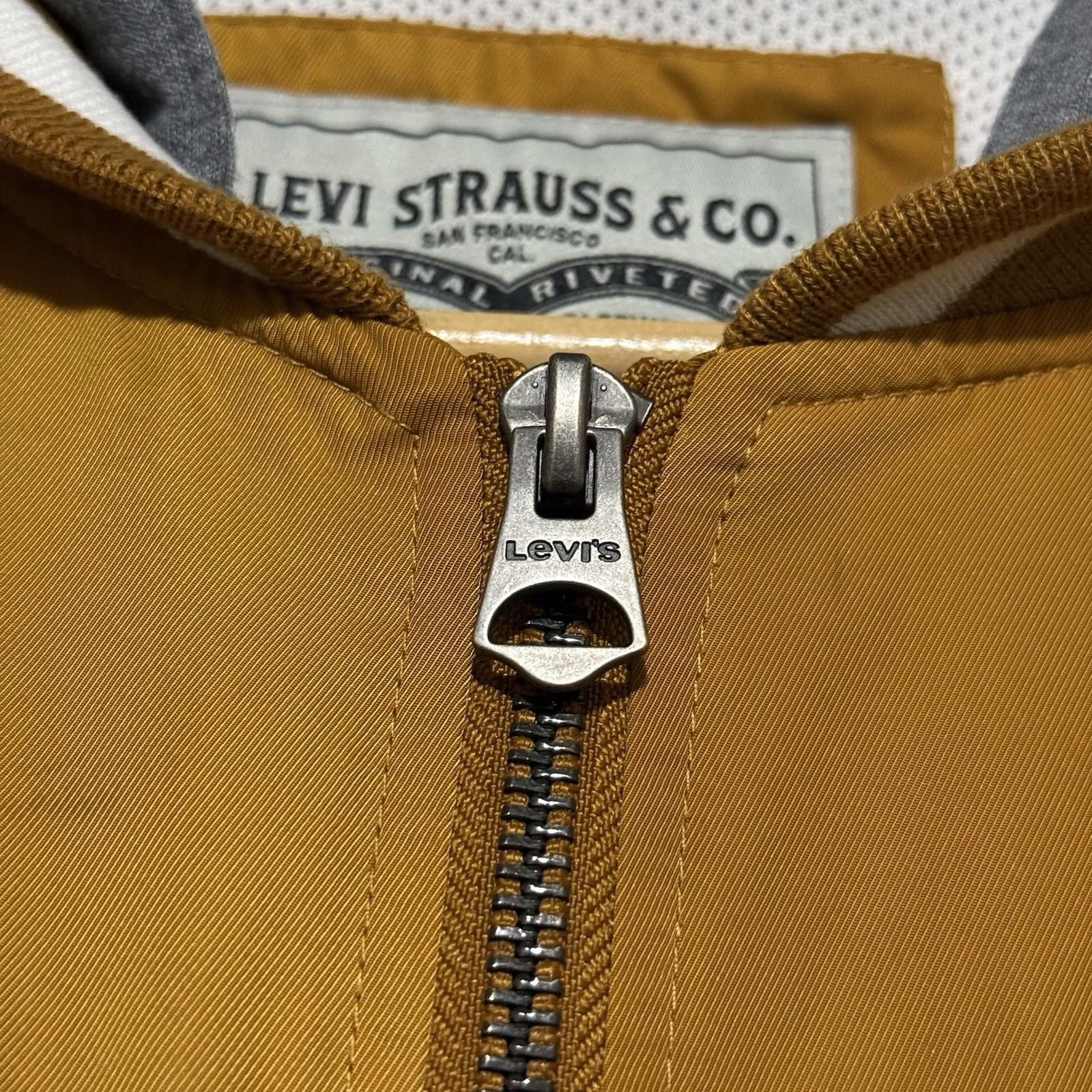 Levi's Levi’s Hooded Jacket Mustard Full Zip S Men’s Size US S / EU 44-46 / 1 - 10 Thumbnail
