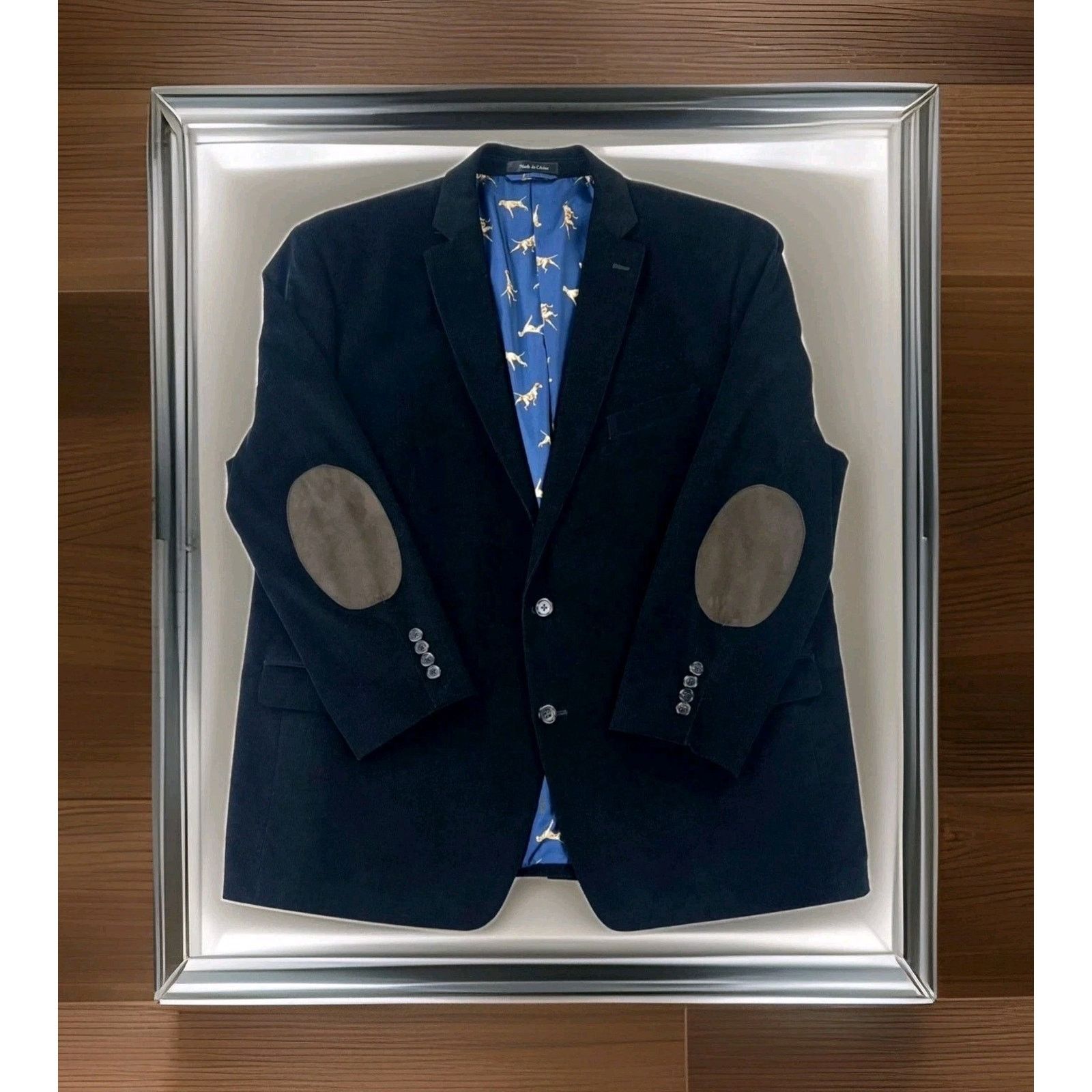 Lauren Ralph Lauren Lauren Ralph Lauren Corduroy Blazer 40 Dog Print Elbo Patche Size 40R - 4 Thumbnail