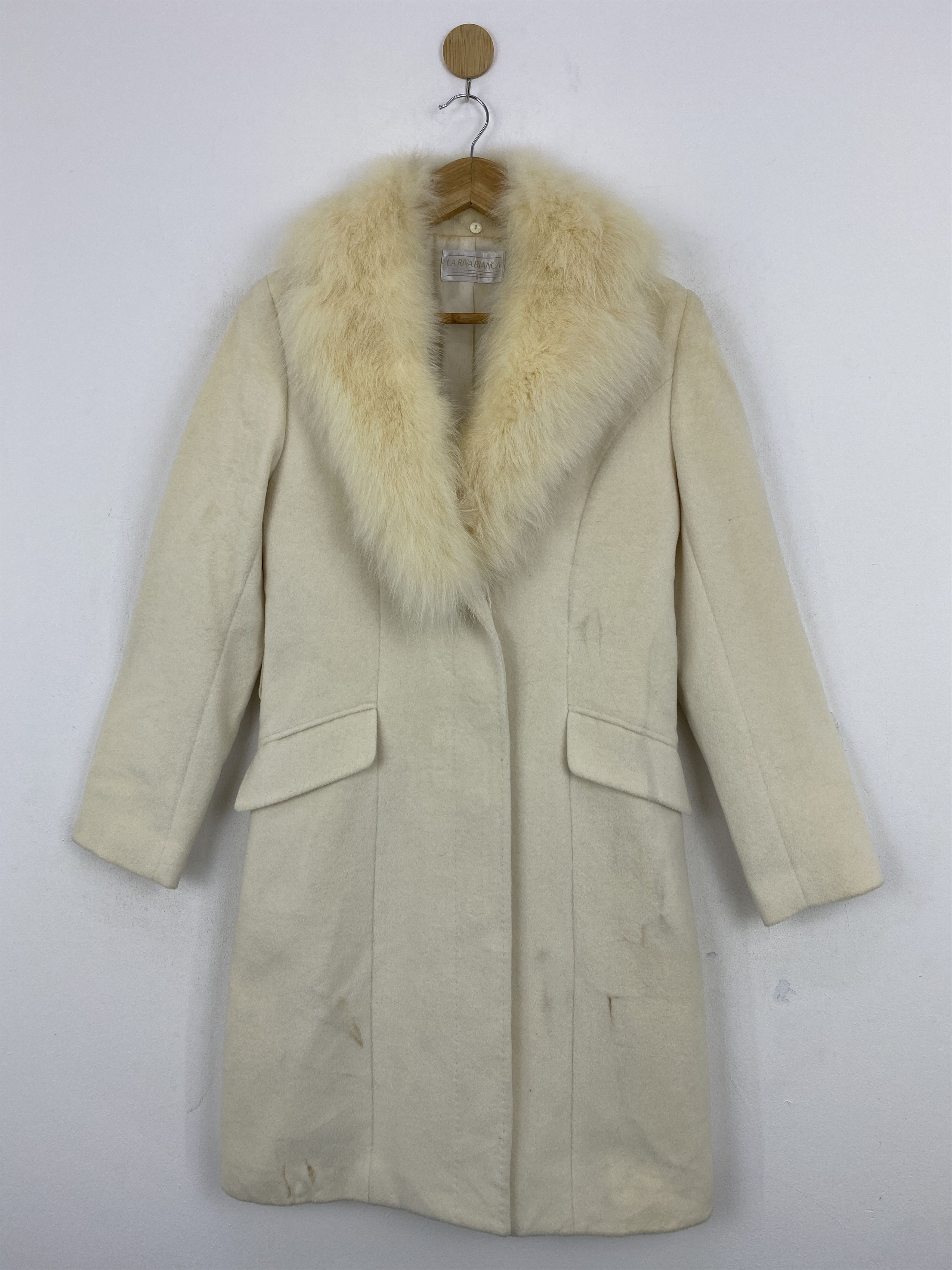 If Six Was Nine Vintage Japanese Brand La Riva Bianca Wool Jacket JA0053 Size US S / EU 44-46 / 1 - 1 Thumbnail