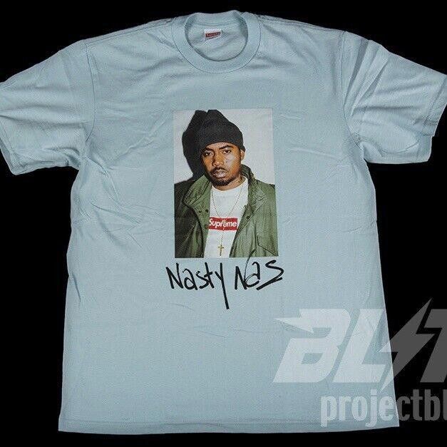 Supreme FW17 SUPREME NAS TEE LIGHT BLUE M MEDIUM 2017 Size US M / EU 48-50 / 2 - 1 Thumbnail