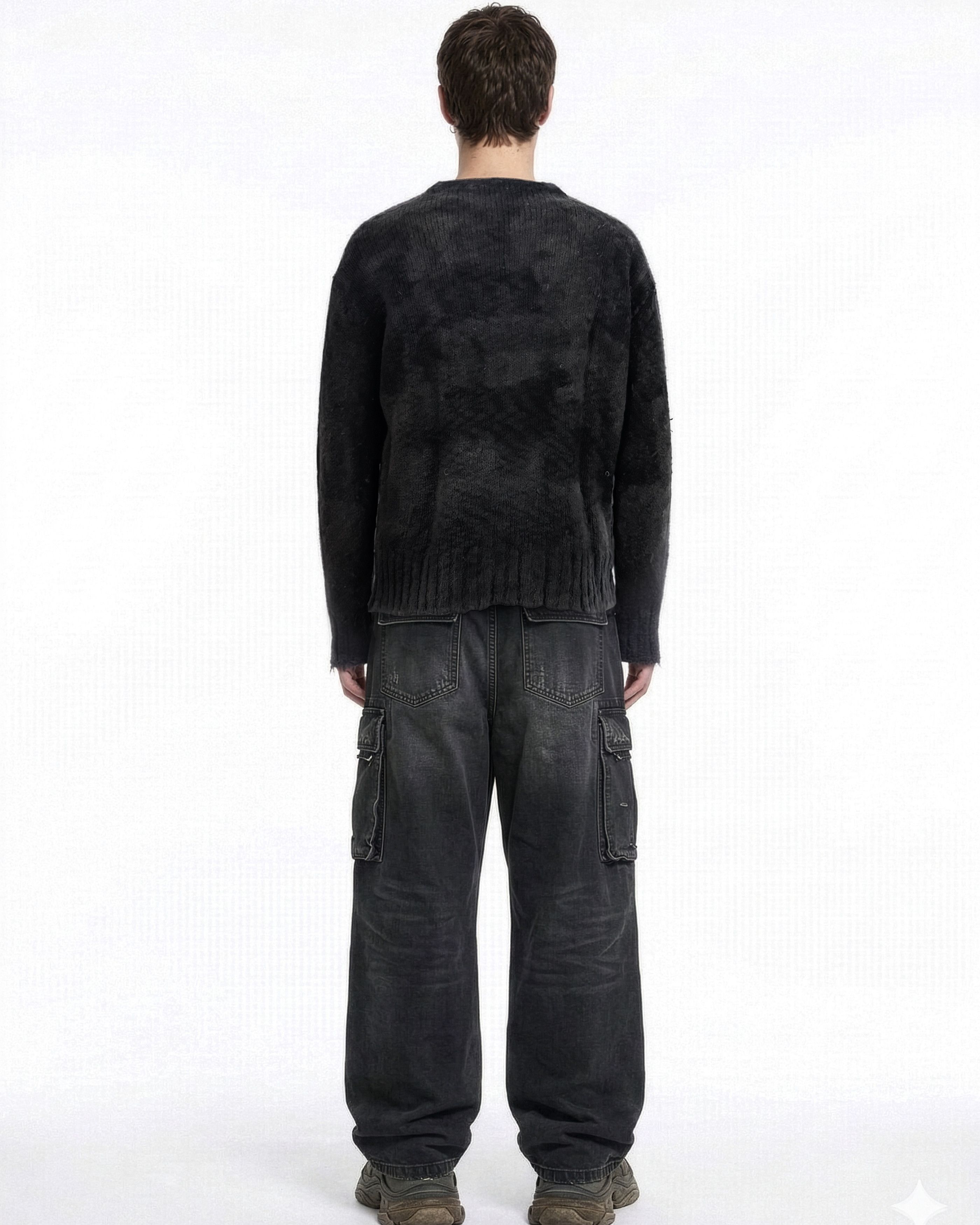 Avant Toi Brushed Hand-Colored Sweater Size US M / EU 48-50 / 2 - 4 Thumbnail