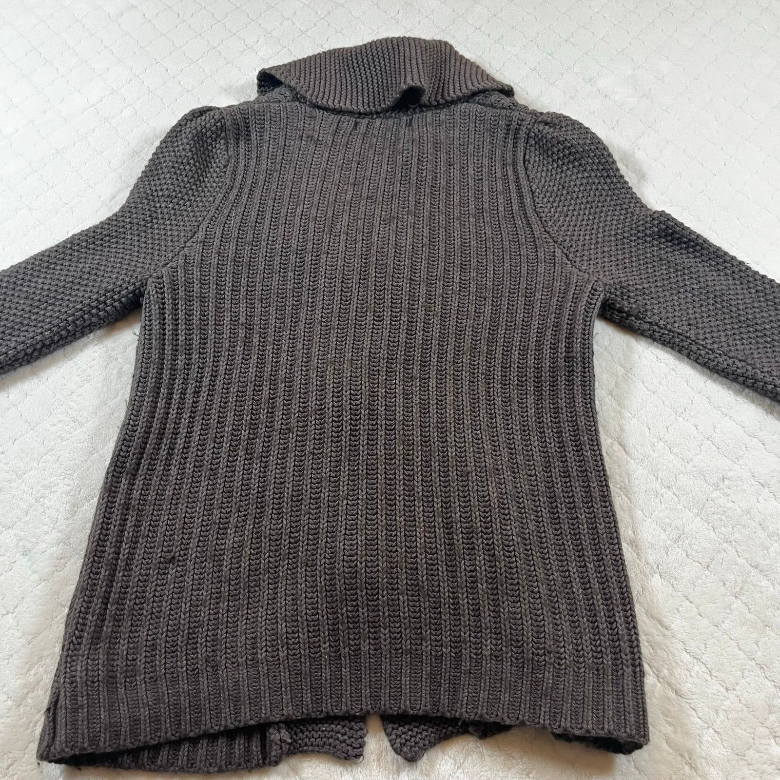 Eddie Bauer Eddie Bauer 10% Angora Chunky Knit Toggle Cardigan Size S / US 4 / IT 40 - 4 Thumbnail