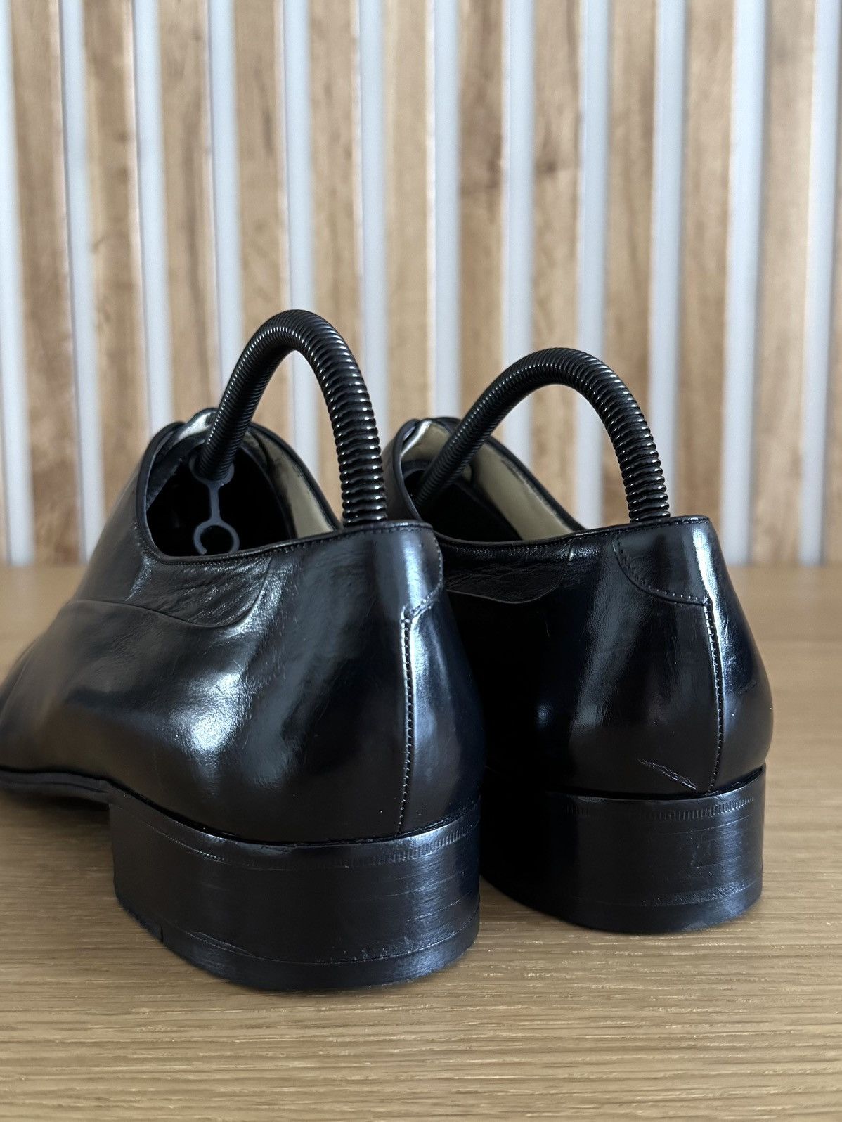 Artioli Artioli for Carvil Pour Monsieur Paris Black Oxford Shoes Size US 8 / EU 41 - 4 Thumbnail