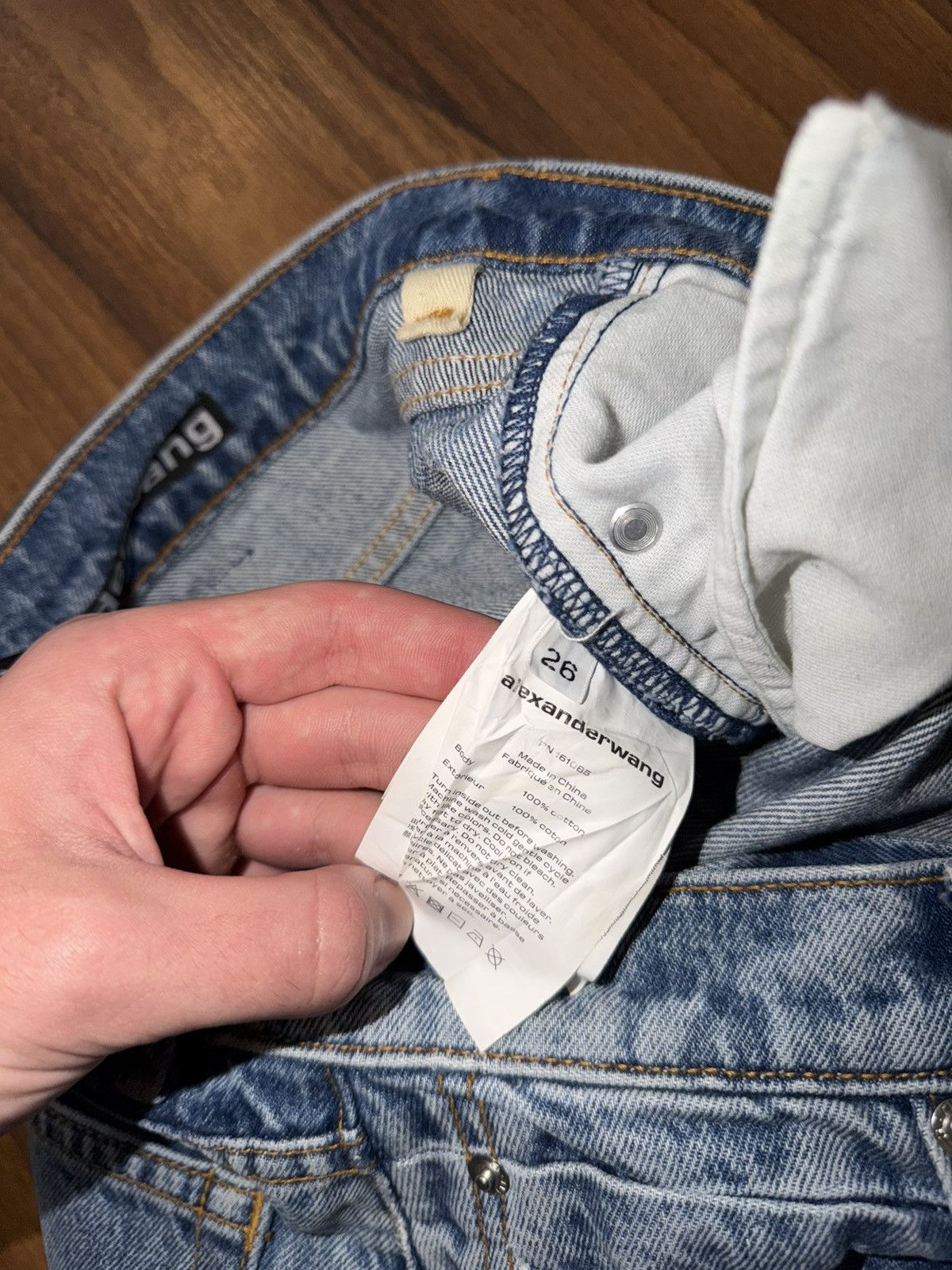 Alexander Wang Alexander Wang Logo Blue Jeans Size 26" / US 2 / IT 38 - 6 Thumbnail