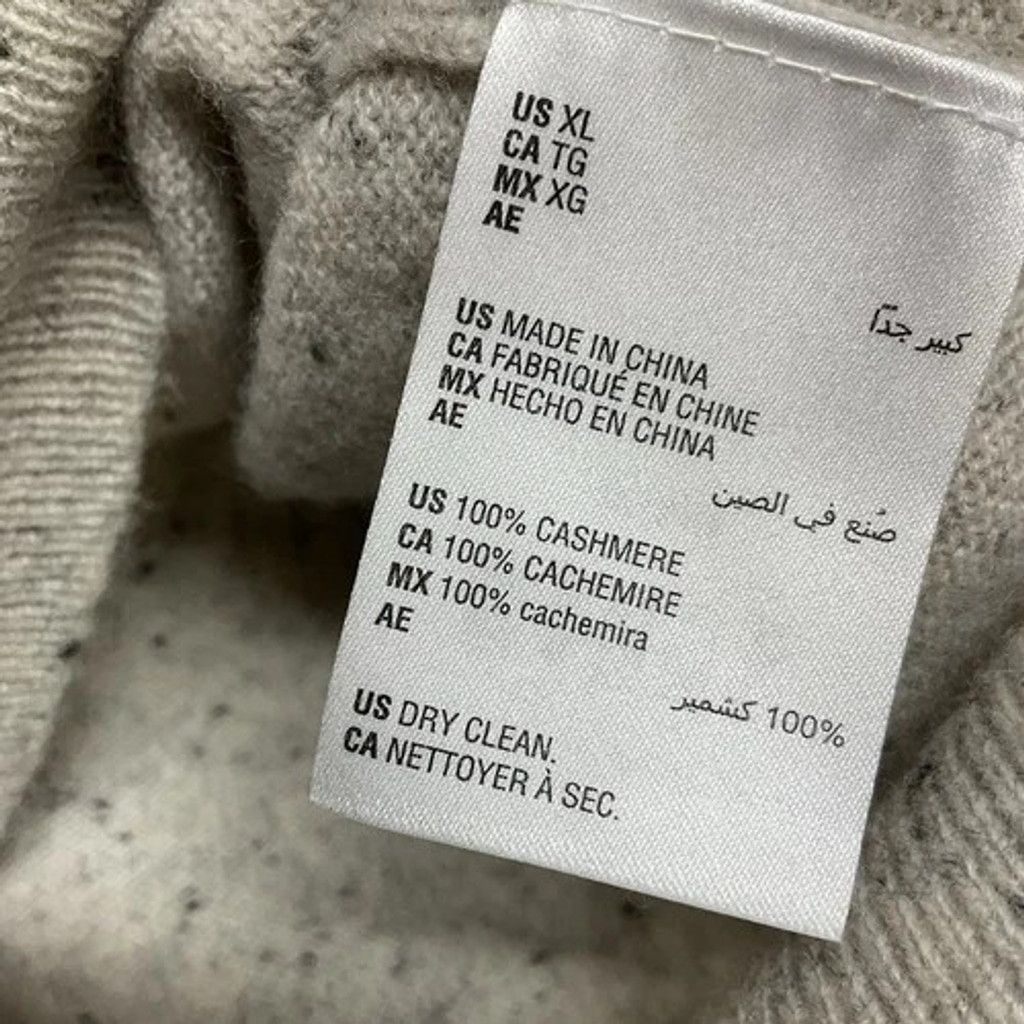 Charter Club Charter Club Luxury Gray Cashmere V-Neck Sweater Women XL Size XL / US 12-14 / IT 48-50 - 3 Thumbnail