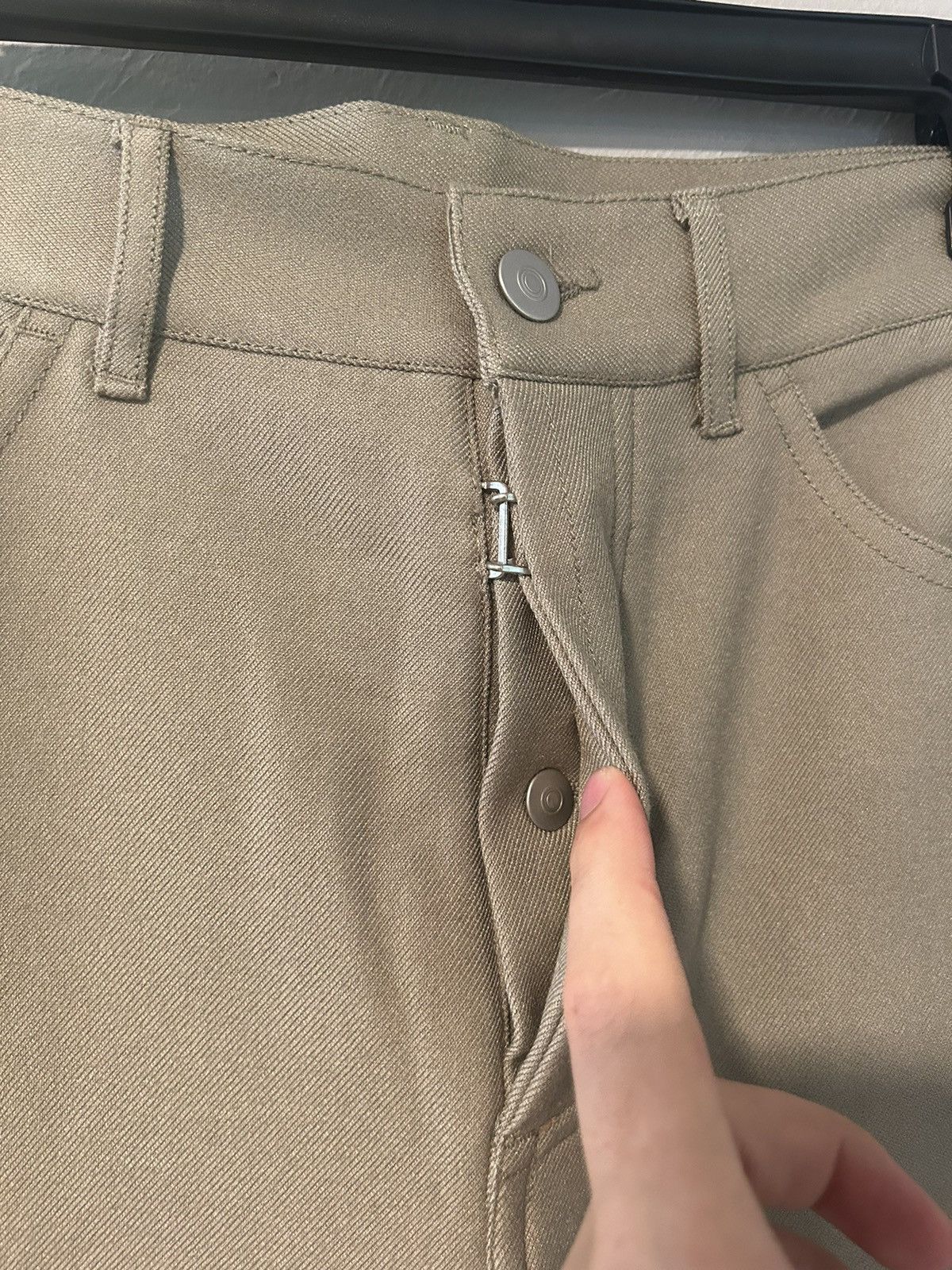 Maison Margiela Maison Marigela Gabardine Flared Techno Trousers FW18 Size US 28 / EU 44 - 4 Thumbnail