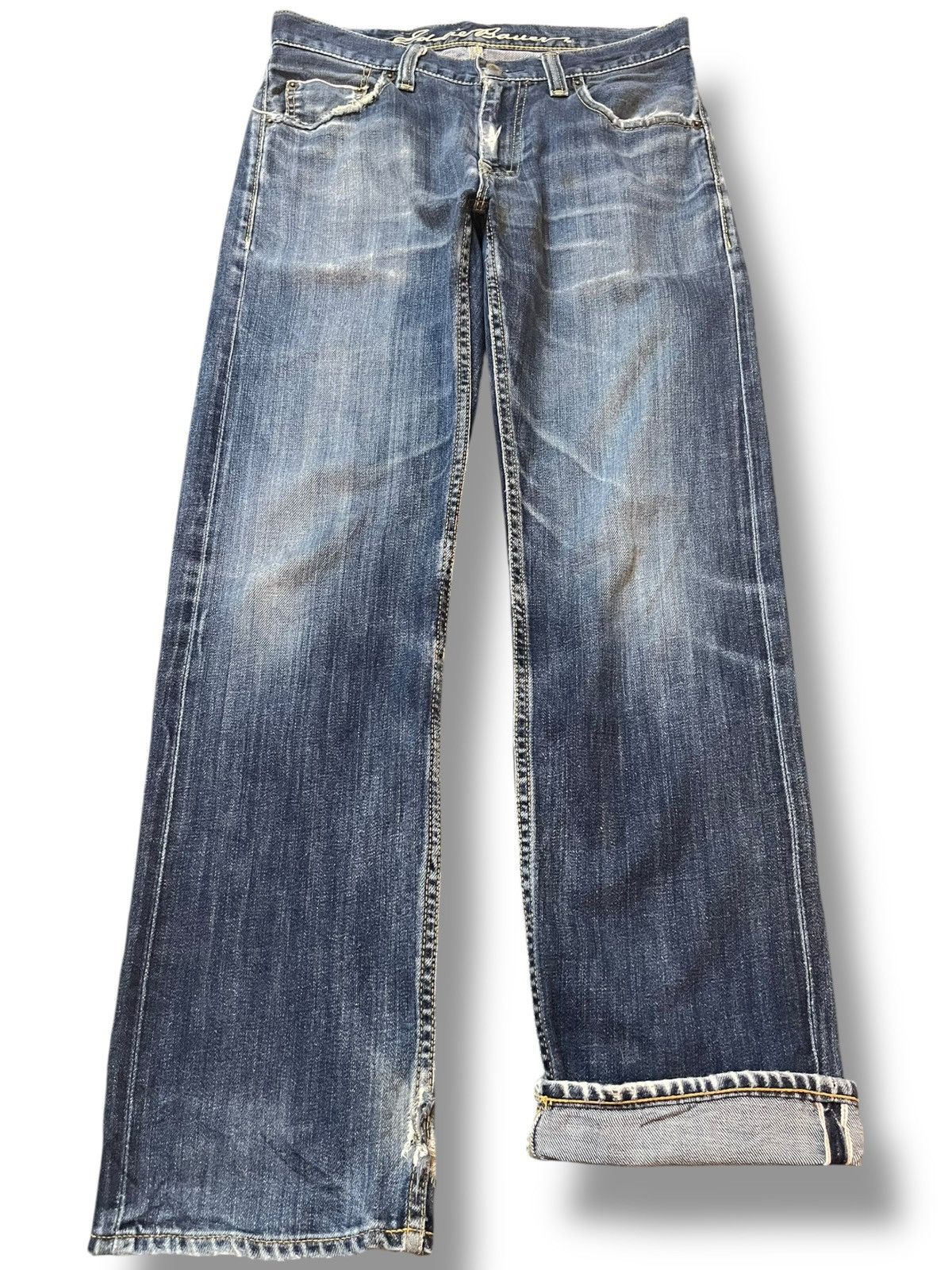 Eddie Bauer Vintage Eddie Bauer Selvedge Grunge Denim Size US 30 / EU 46 - 1 Thumbnail