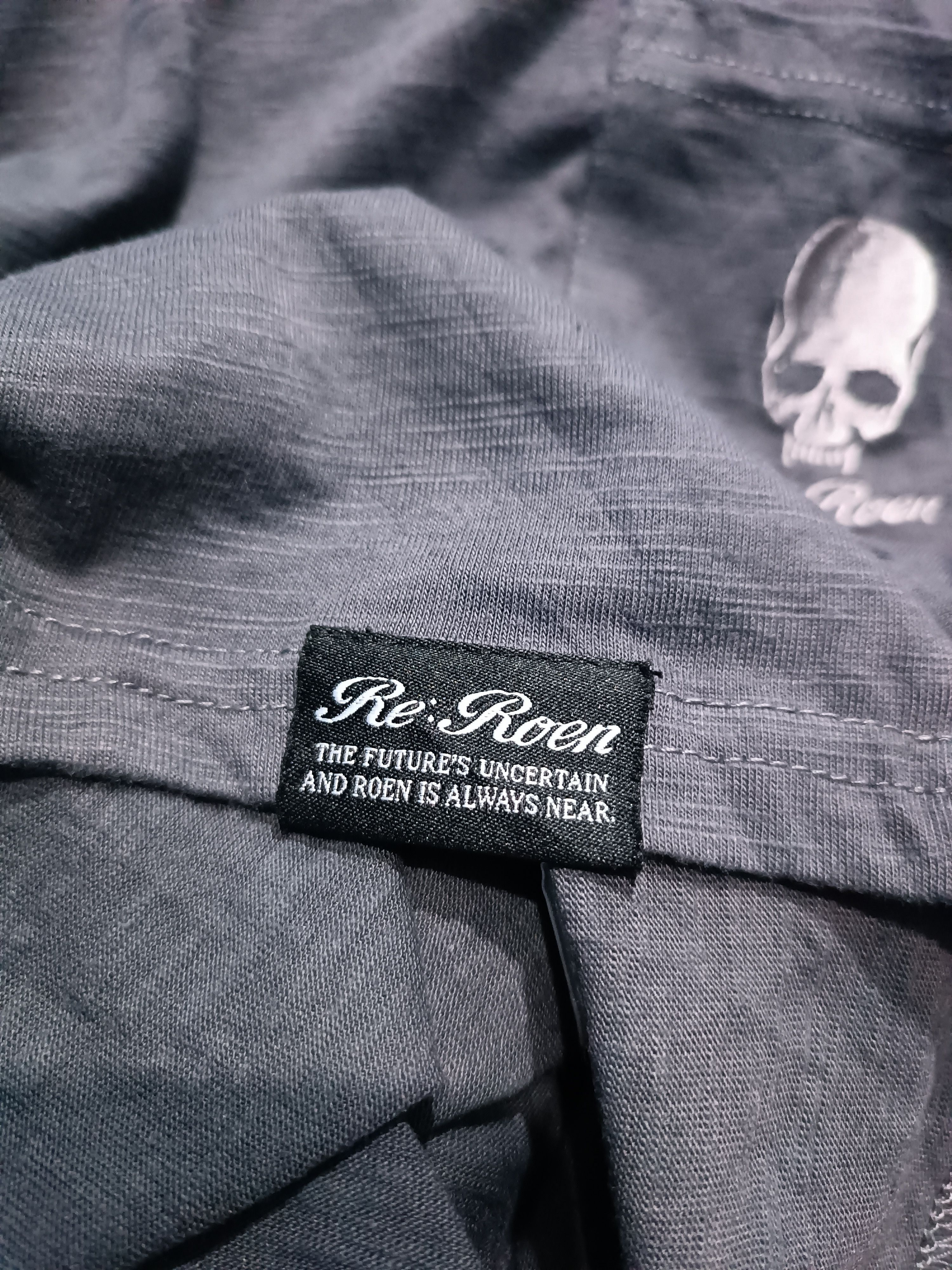 Japanese Brand × Roen Re Roen Long Sleeve T-shirt Pocket Skull Size US XXL / EU 58 / 5 - 7 Thumbnail