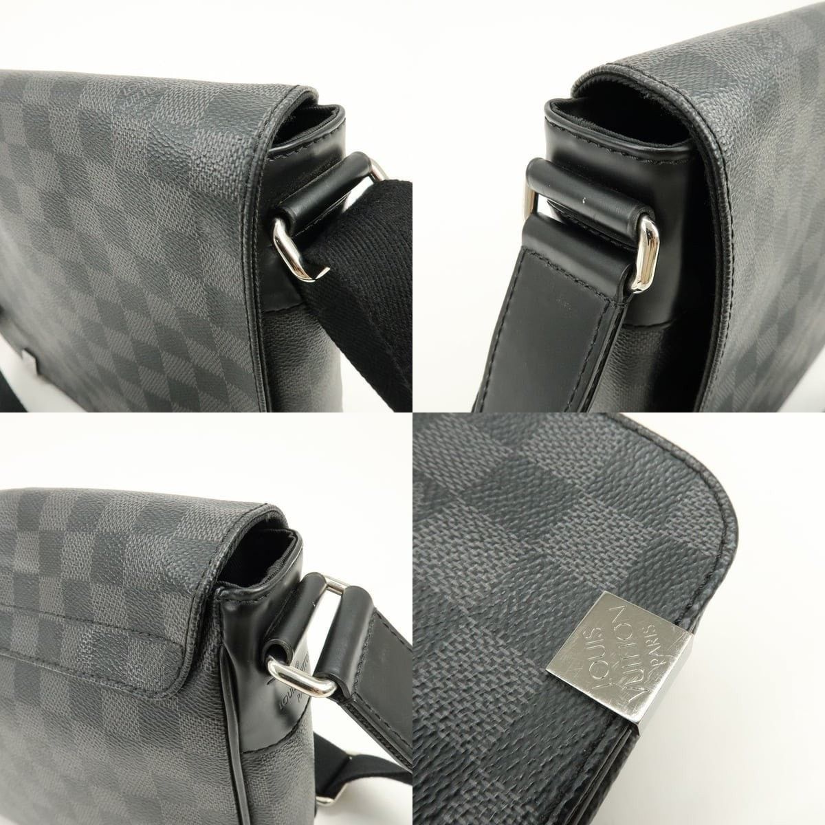 Louis Vuitton Louis Vuitton Damier Graphite District PM Crossbody Bag Size ONE SIZE - 6 Thumbnail