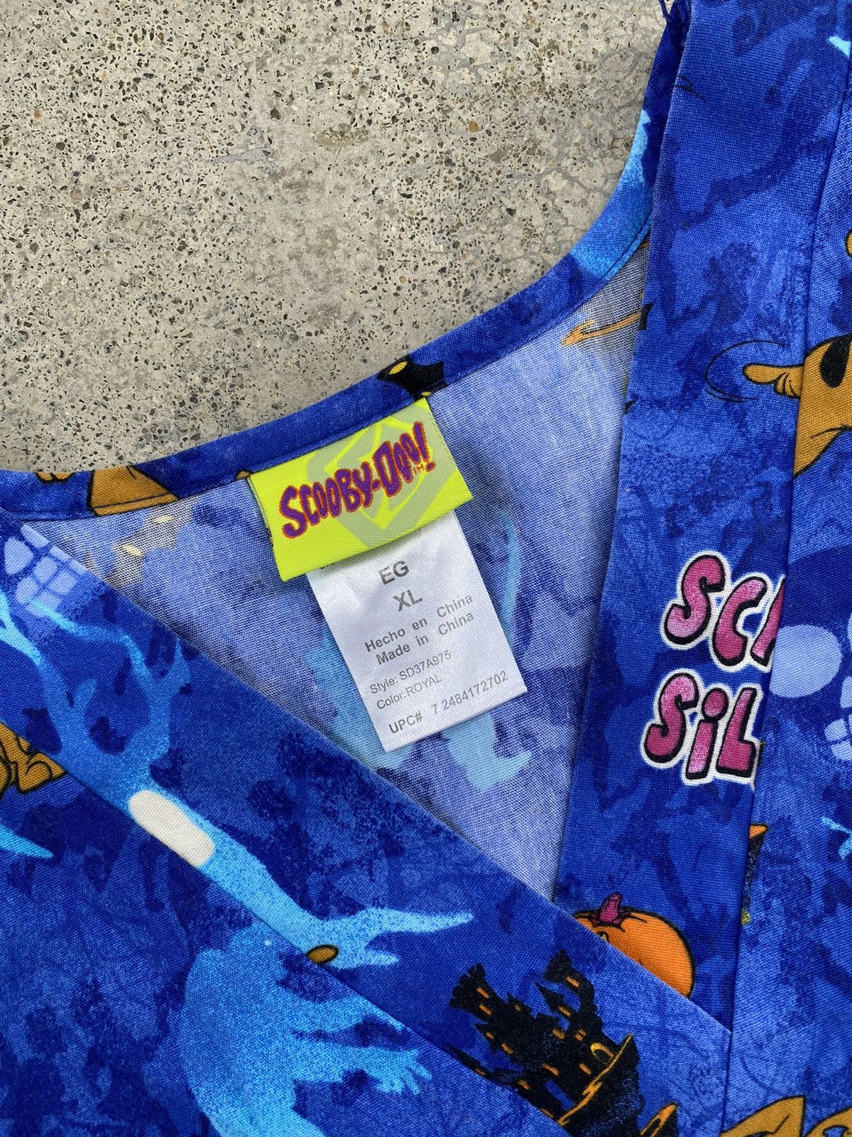 Cartoon Network Vintage Y2k Scooby Doo OverPrint V Neck Tees Size US XL / EU 56 / 4 - 3 Thumbnail