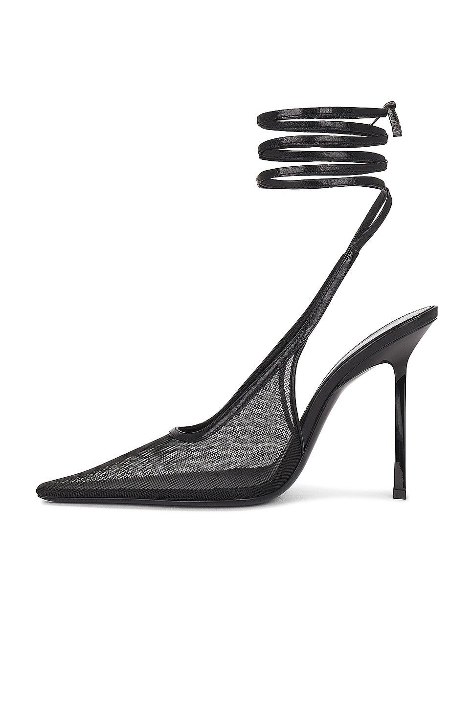 Saint Laurent Paris o1s1wg110925 776291 OXALIS Slingback Pumps in Mesh in Black Size US 7.5 / IT 37.5 - 5 Thumbnail