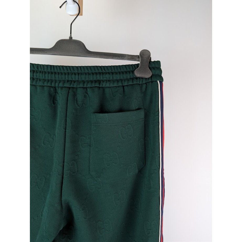 Gucci o1rshd1 GG Jacquard Polyester Jersey Jogging Pant Bottle/Mix Size US 38 / EU 54 - 13 Thumbnail