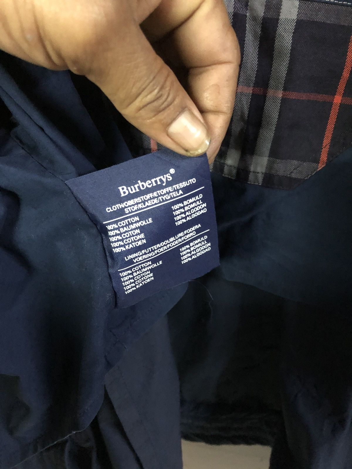 Burberry Vintage 80’s Burberrys Light Jacket Nova Check Zipper Size US L / EU 52-54 / 3 - 9 Thumbnail