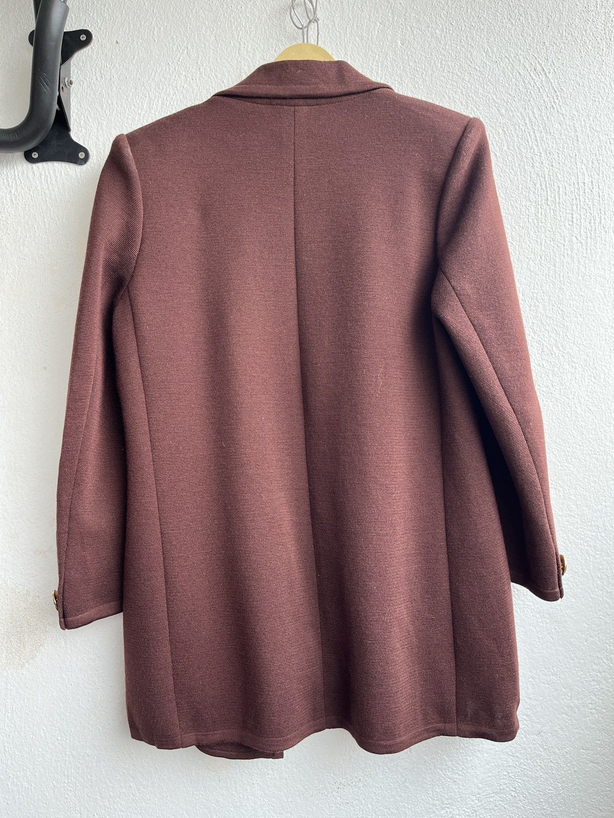 Yves Saint Laurent RARE VINTAGE YVES SAINT LAURENT WOOL DOUBLE BREASTED COAT Size US M / EU 48-50 / 2 - 2 Thumbnail