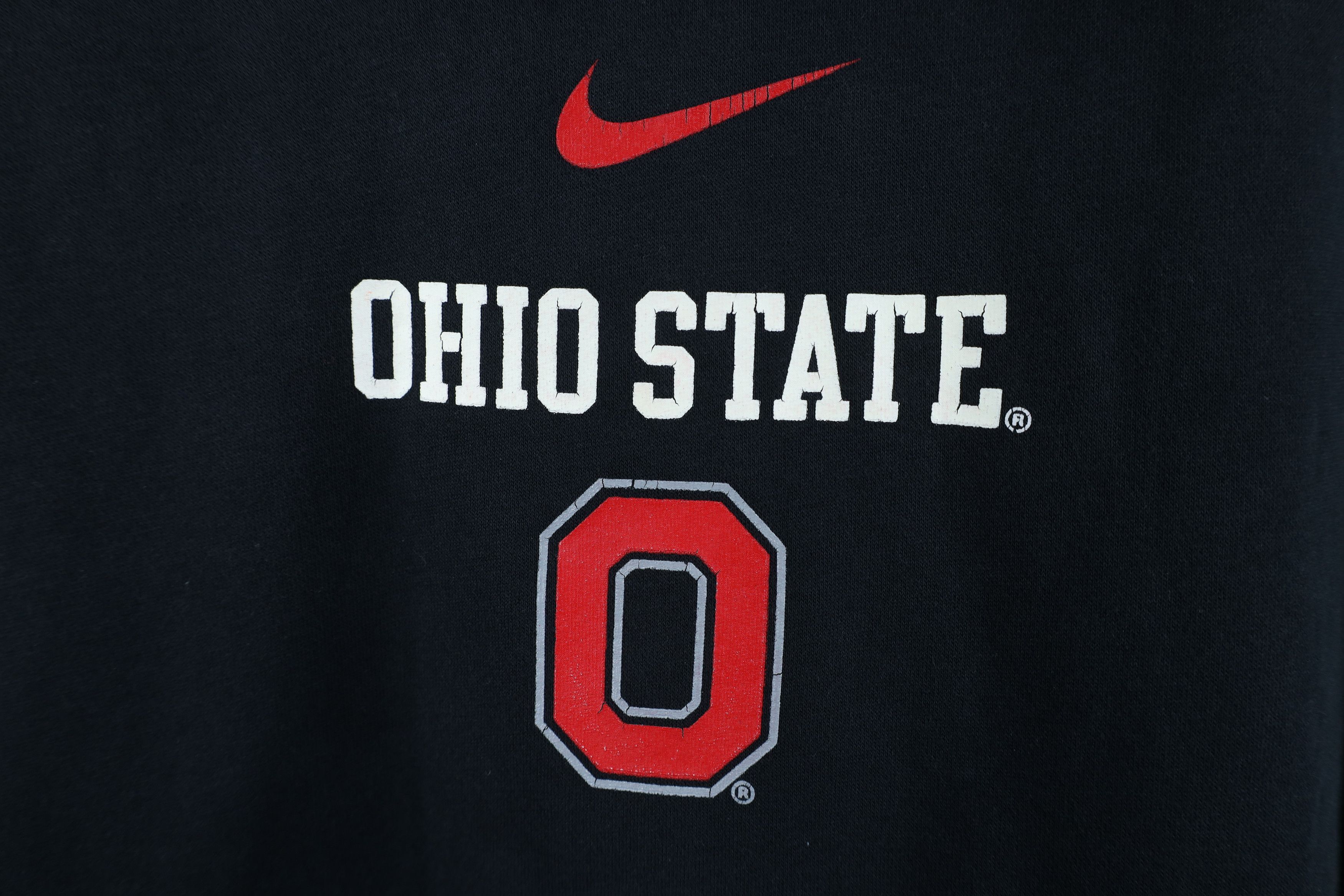 Nike Vintage Y2K Nike Center Swoosh Ohio State University Hoodie Size US L / EU 52-54 / 3 - 4 Thumbnail
