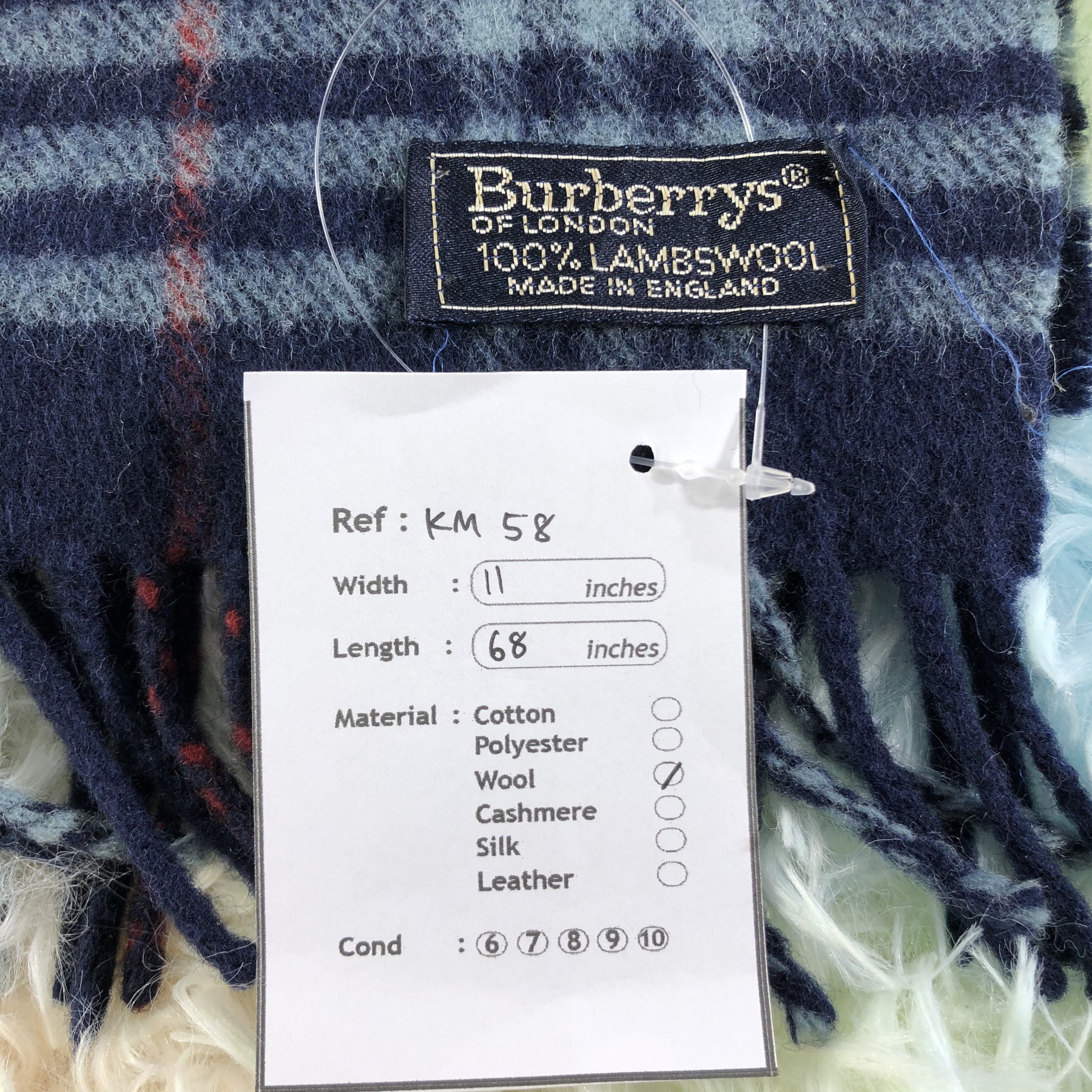 Burberry × Vintage Burberry Scarf / Muffler / Neckwear - KM58 Size ONE SIZE - 5 Thumbnail
