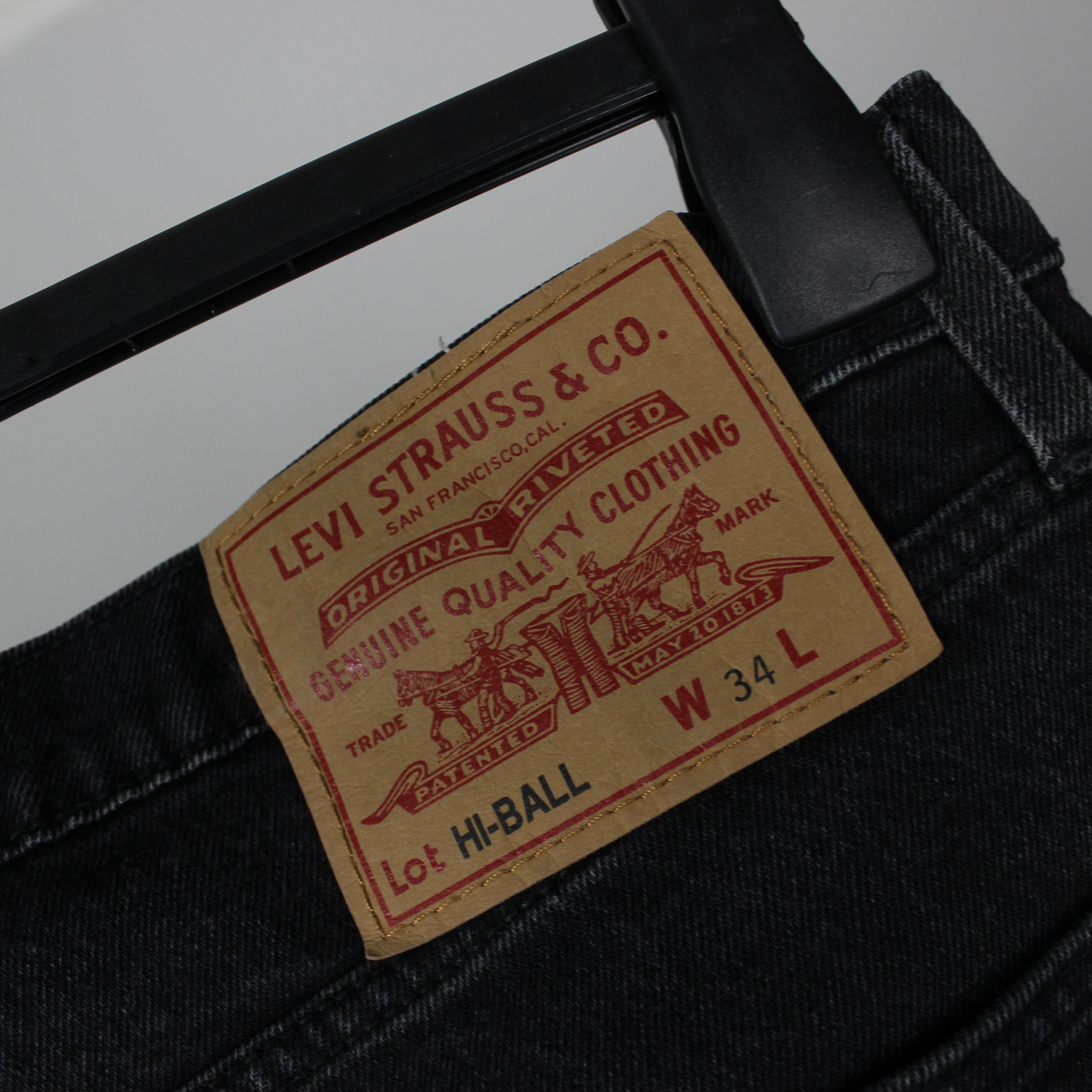 Levi's Levis denim Hi-Ball 34 gray men Size US 34 / EU 50 - 5 Thumbnail
