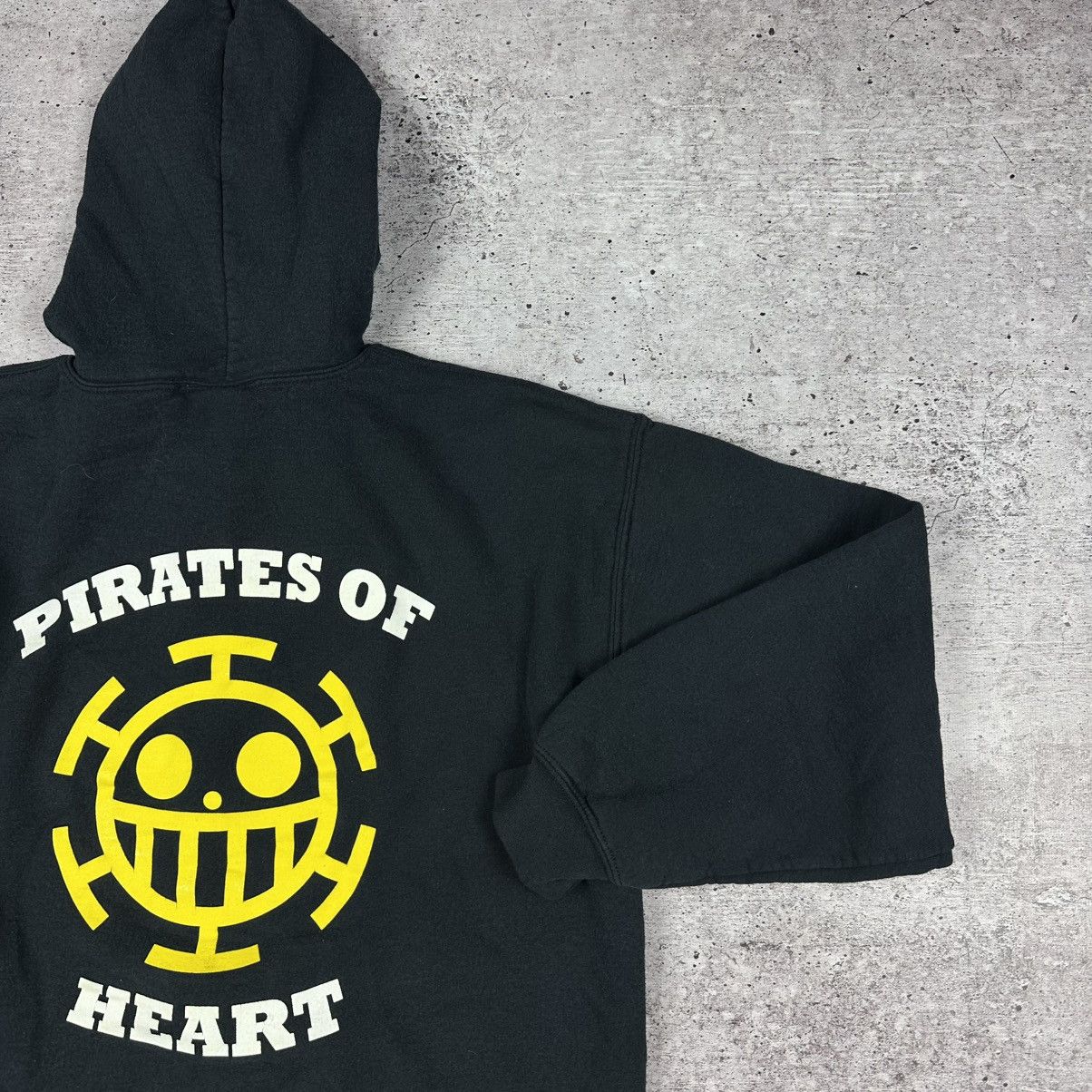 Japanese Brand Vintage One Piece Pirates Heart Zip Hoodie Size US L / EU 52-54 / 3 - 8 Thumbnail