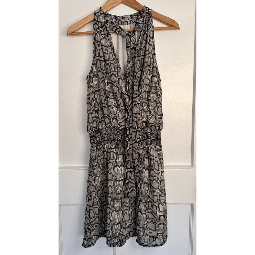 Other Stella and Dot You do You Snakeskin Dress in Black and Grey Size S / US 4 / IT 40 - 2 Thumbnail