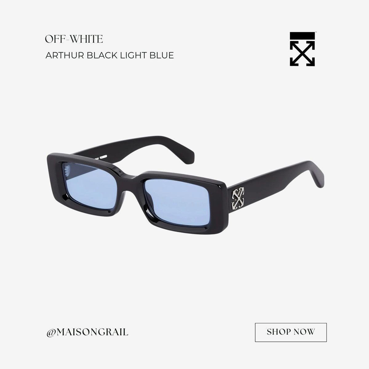 Off-White OFF-WHITE ARTHUR SUNGLASSES Size ONE SIZE - 1 Thumbnail