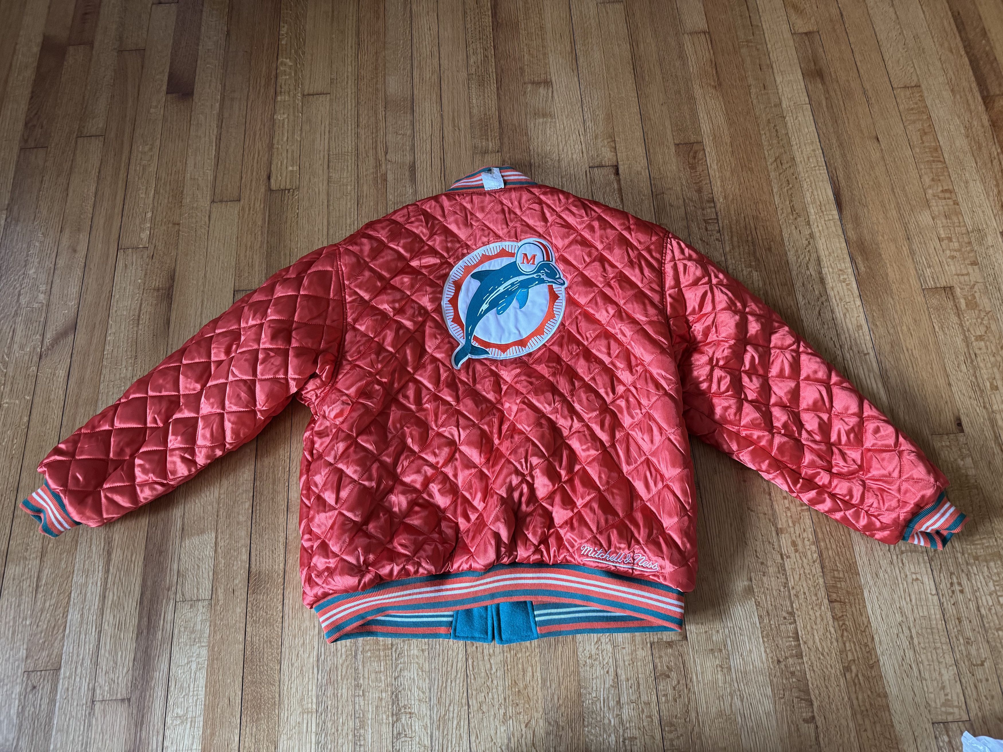 Mitchell & Ness Mitchell & Ness x NFL Reversible Miami Dolphins Jacket Size US XXL / EU 58 / 5 - 10 Thumbnail