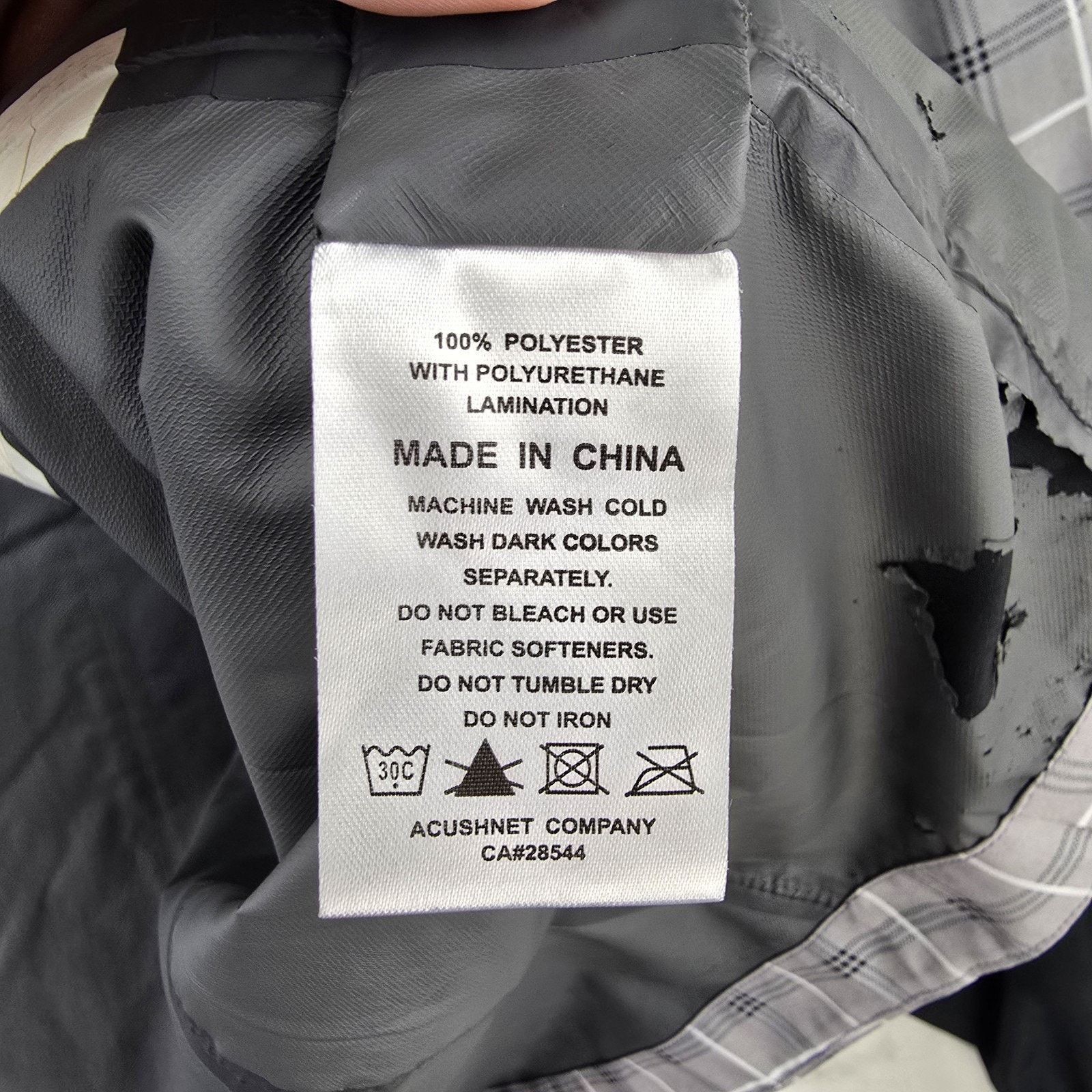 Footjoy FootJoy DryJoys HydroLite Golf Rain Jacket Medium Plaid Size US M / EU 48-50 / 2 - 13 Thumbnail