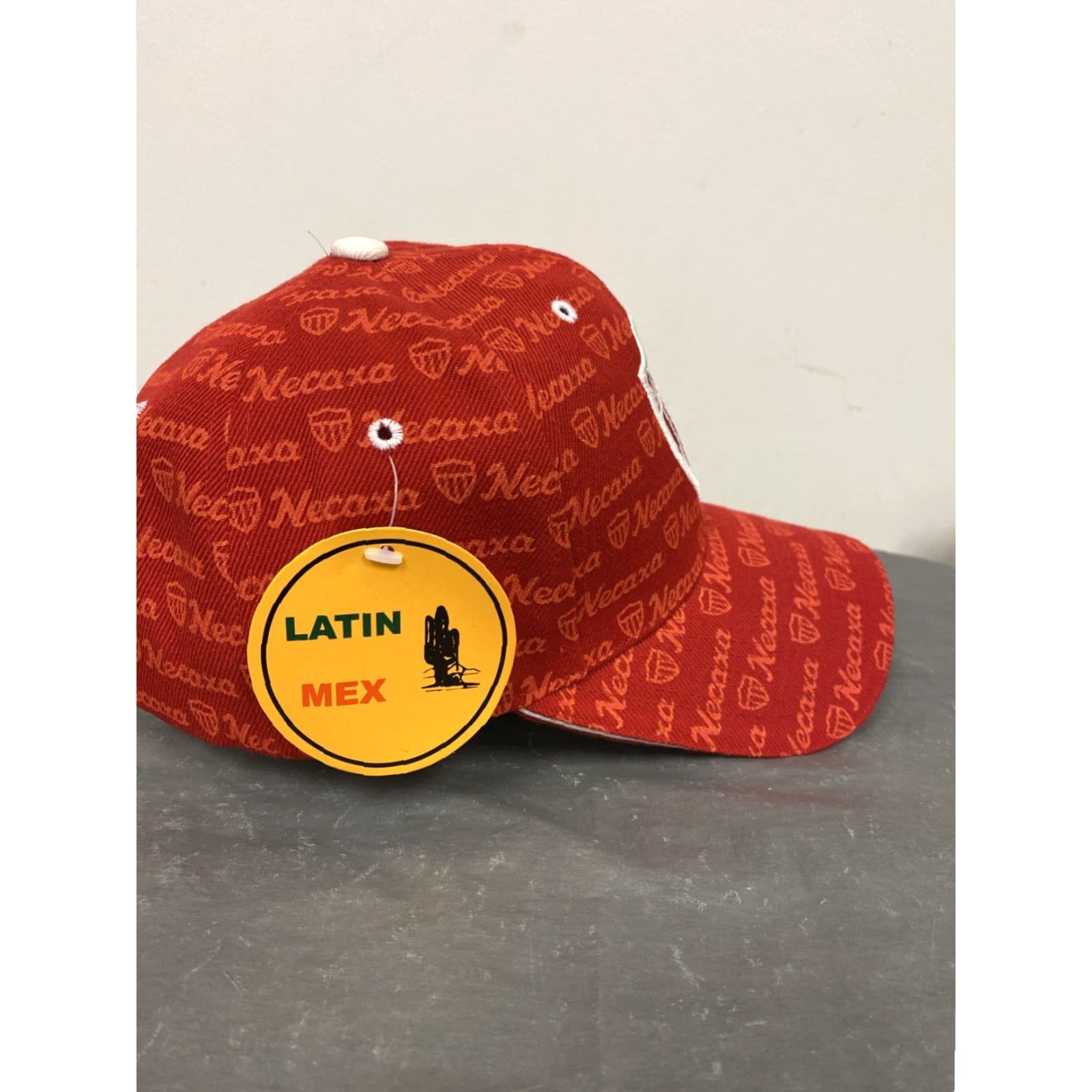 Vintage VINTAGE Club Necaxa Snapback Hat One Size Red Sports Mens Size ONE SIZE - 3 Thumbnail