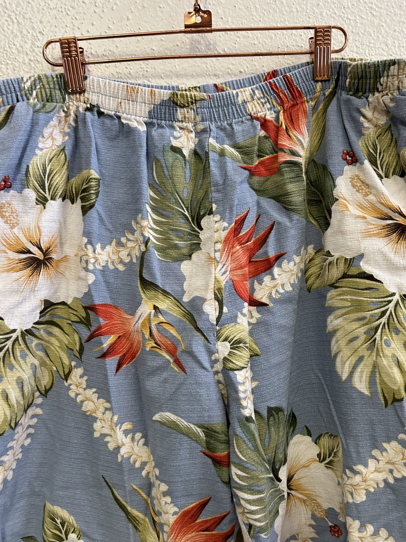 Other VTG BISHOP ST HAWAII BLUE HAWAIIAN RELAXED PANTS SIZE 2XL Size 42" / US 20 - 2 Thumbnail