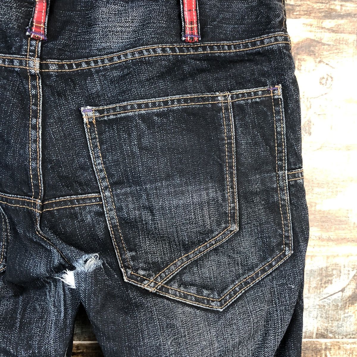 Takeo Kikuchi DLL Takeo Kikuchi Blue Denim Pants #C241 Size US 32 / EU 48 - 19 Thumbnail