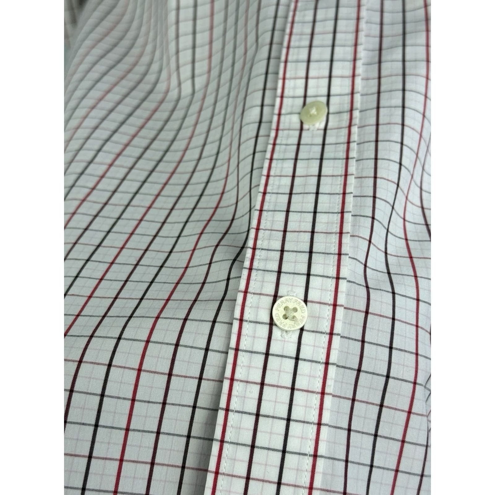 Fred Perry Fred Perry Classic Check Button-Down Shirt Embroidered Logo Size M Multicolor Mens Shirt Size US M / EU 48-50 / 2 - 7 Thumbnail