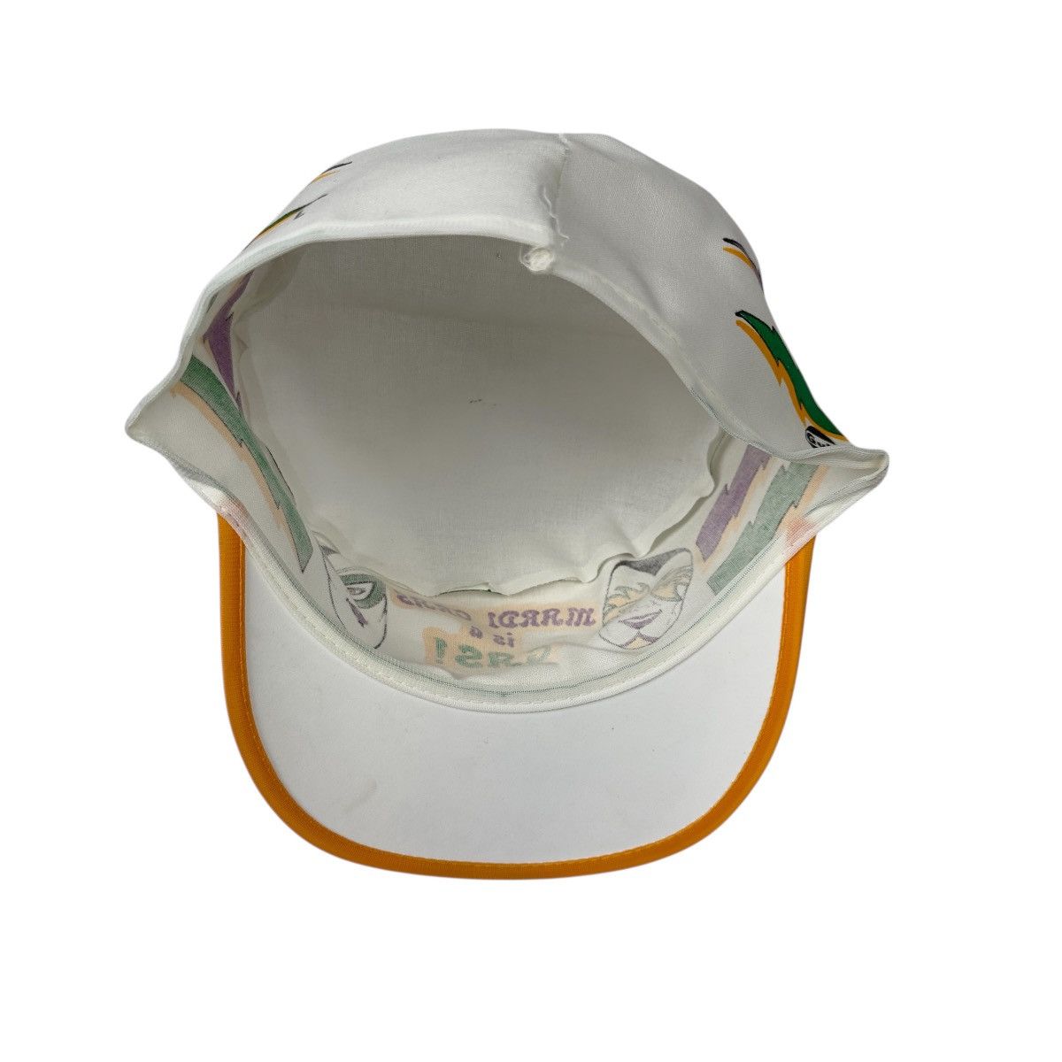Vintage Vintage Mardi Gras 2 Stripe Painters Hat NOLA 80s 90s Size ONE SIZE - 7 Thumbnail
