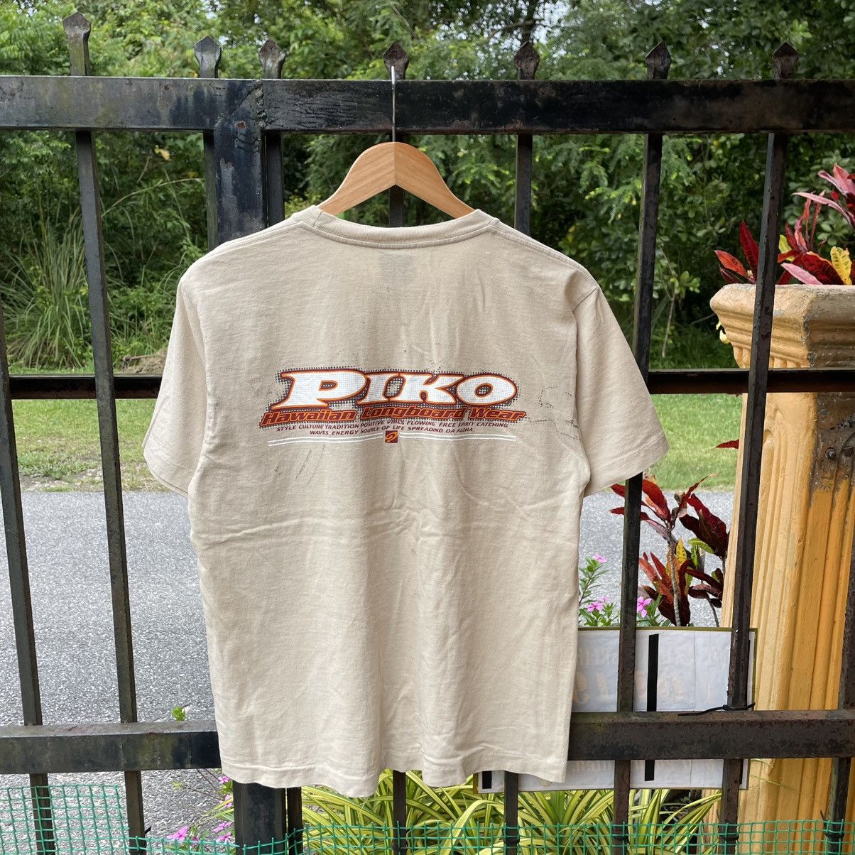 Vintage 🔥Vintage 90s Piko Hawaiian Longboard Surf Wear Tee Size US M / EU 48-50 / 2 - 1 Thumbnail