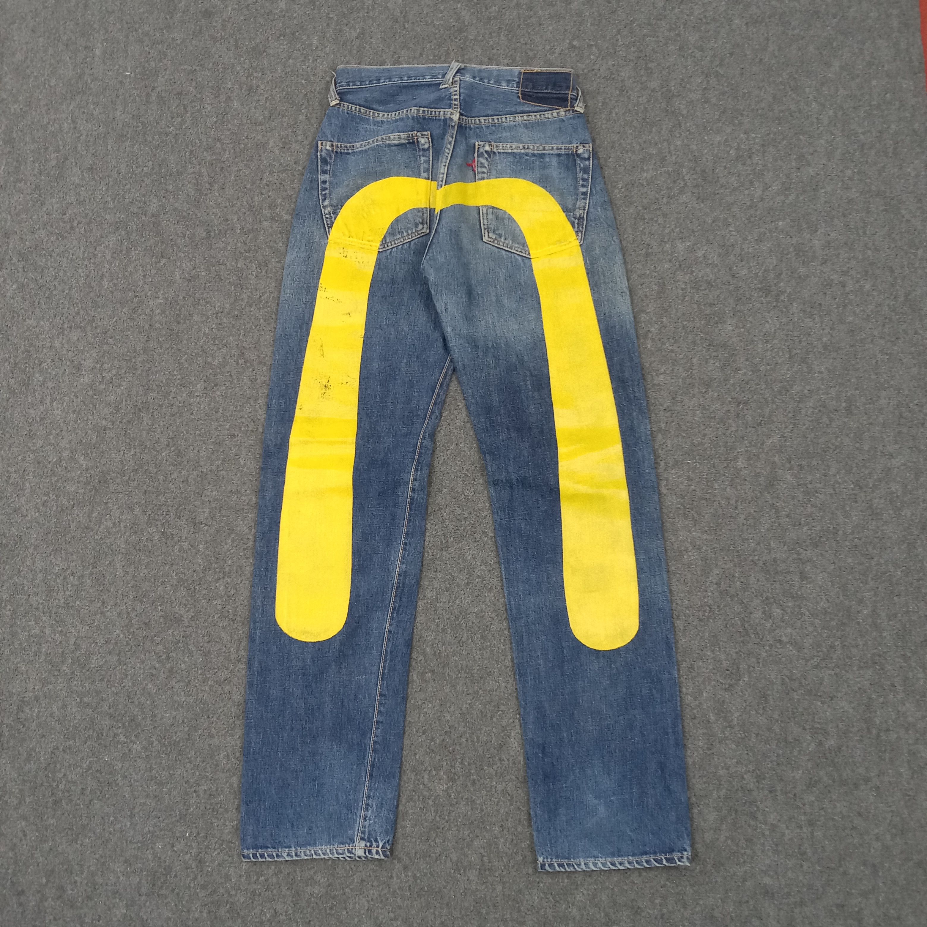 Evisu Selvedge Japanese Daicock Custom Art Denim Jeans