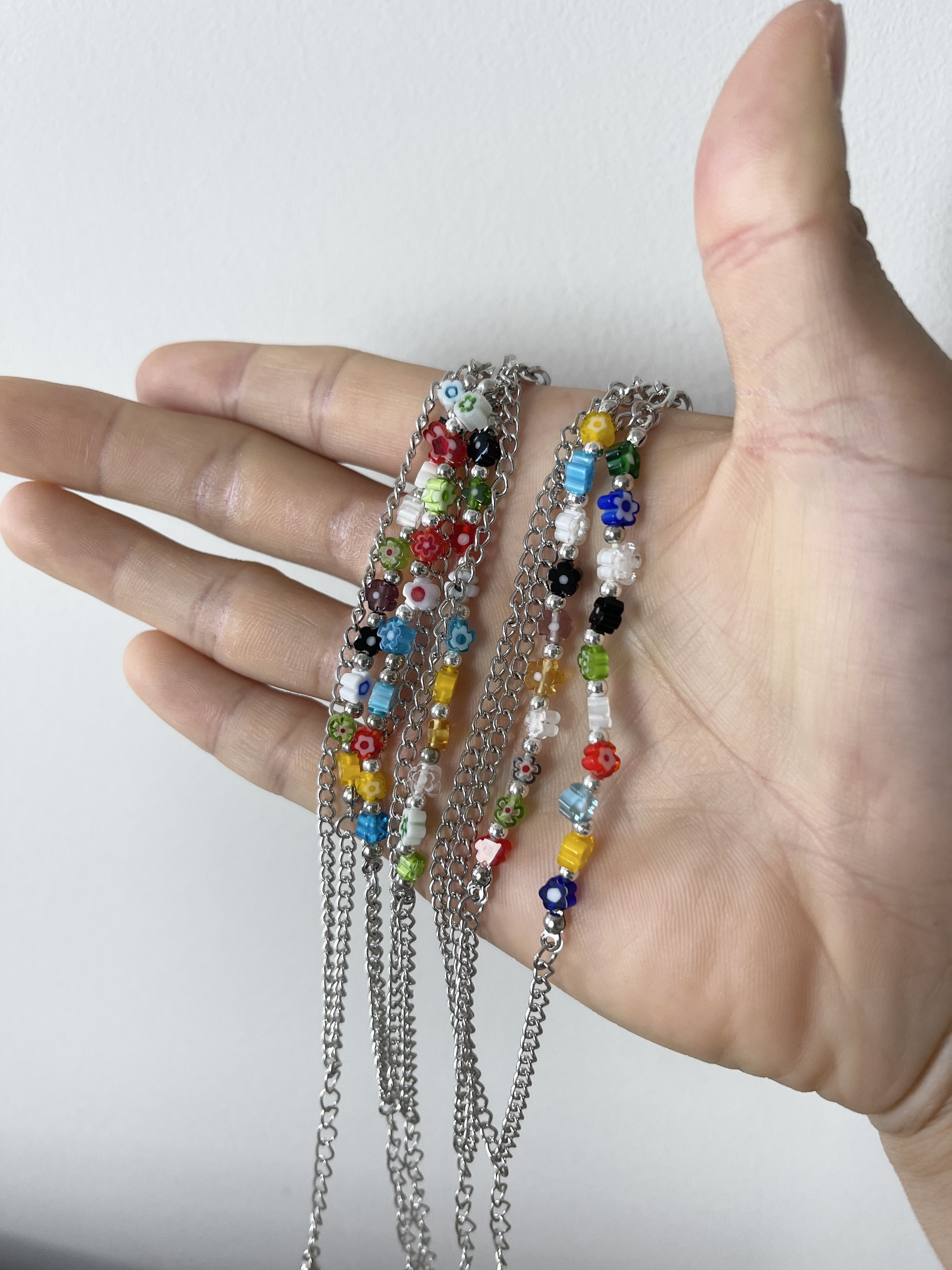 Jewelry × Vintage STEAL! Y2K Floral Bracelet Size ONE SIZE - 1 Thumbnail