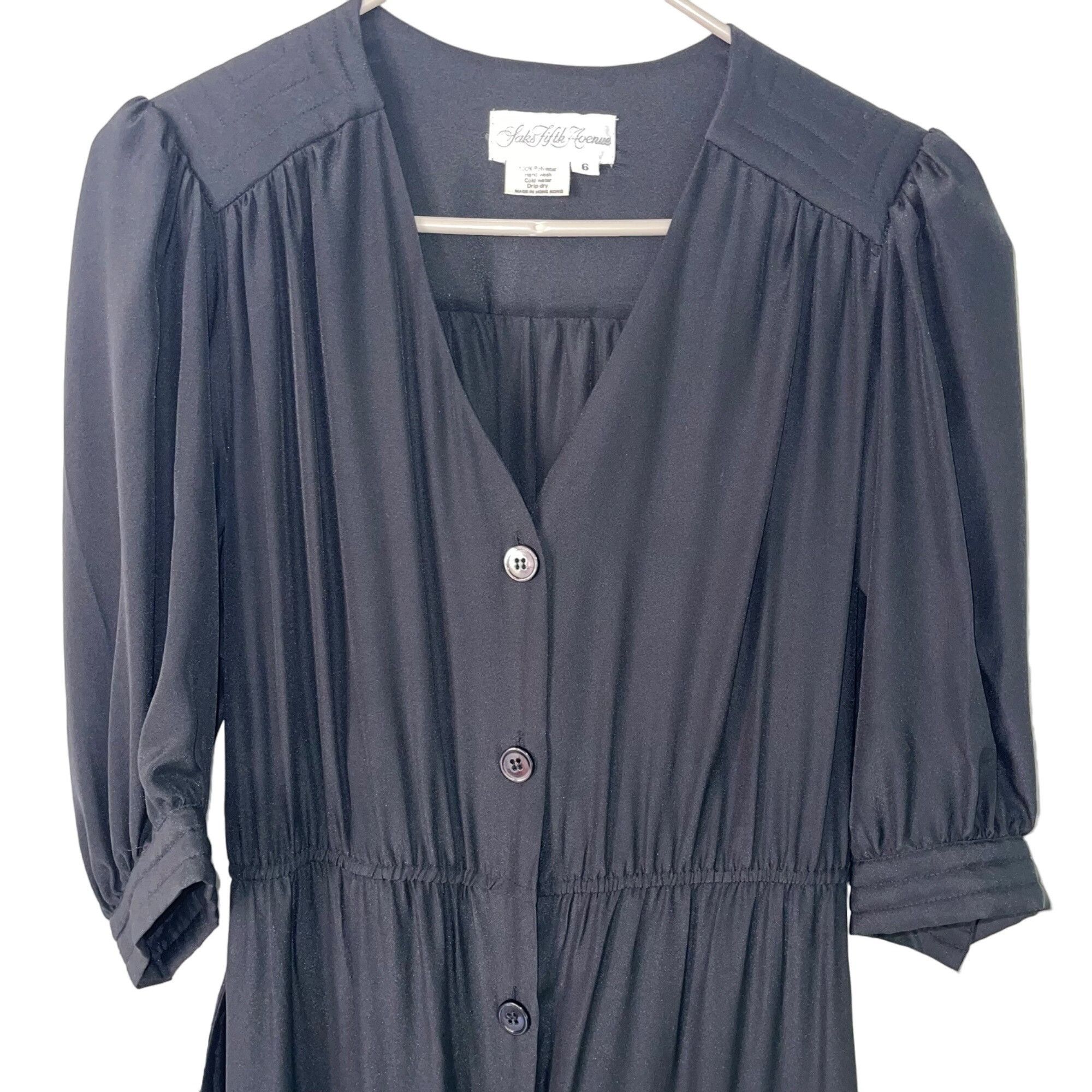 Saks Fifth Avenue Saks Fifth Avenue Vintage Womens Jumpsuit Size 6 Size 28" / US 6 / IT 42 - 4 Thumbnail