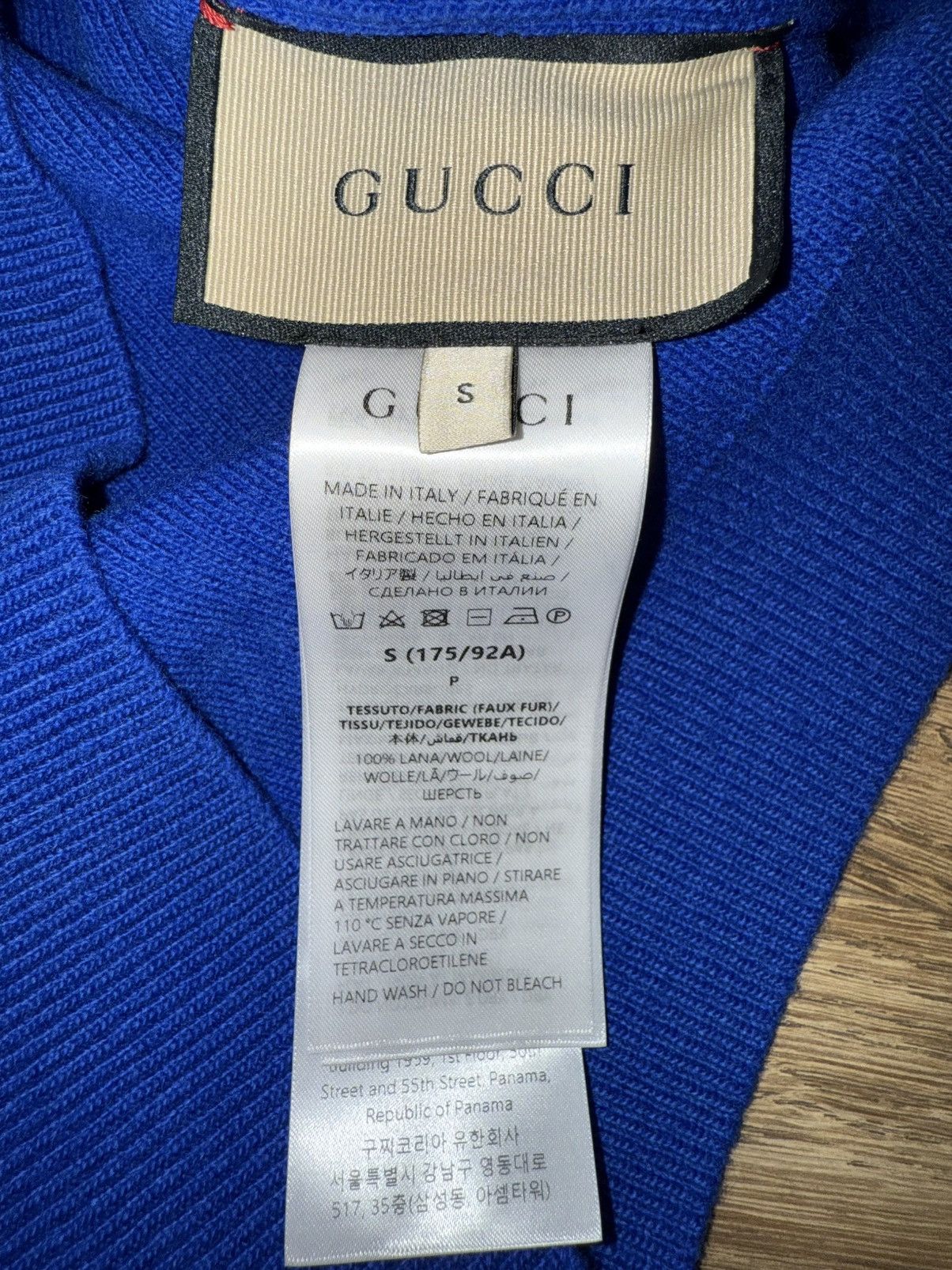 Gucci Maglione Gucci unisex blu elettrico Size US S / EU 44-46 / 1 - 12 Thumbnail