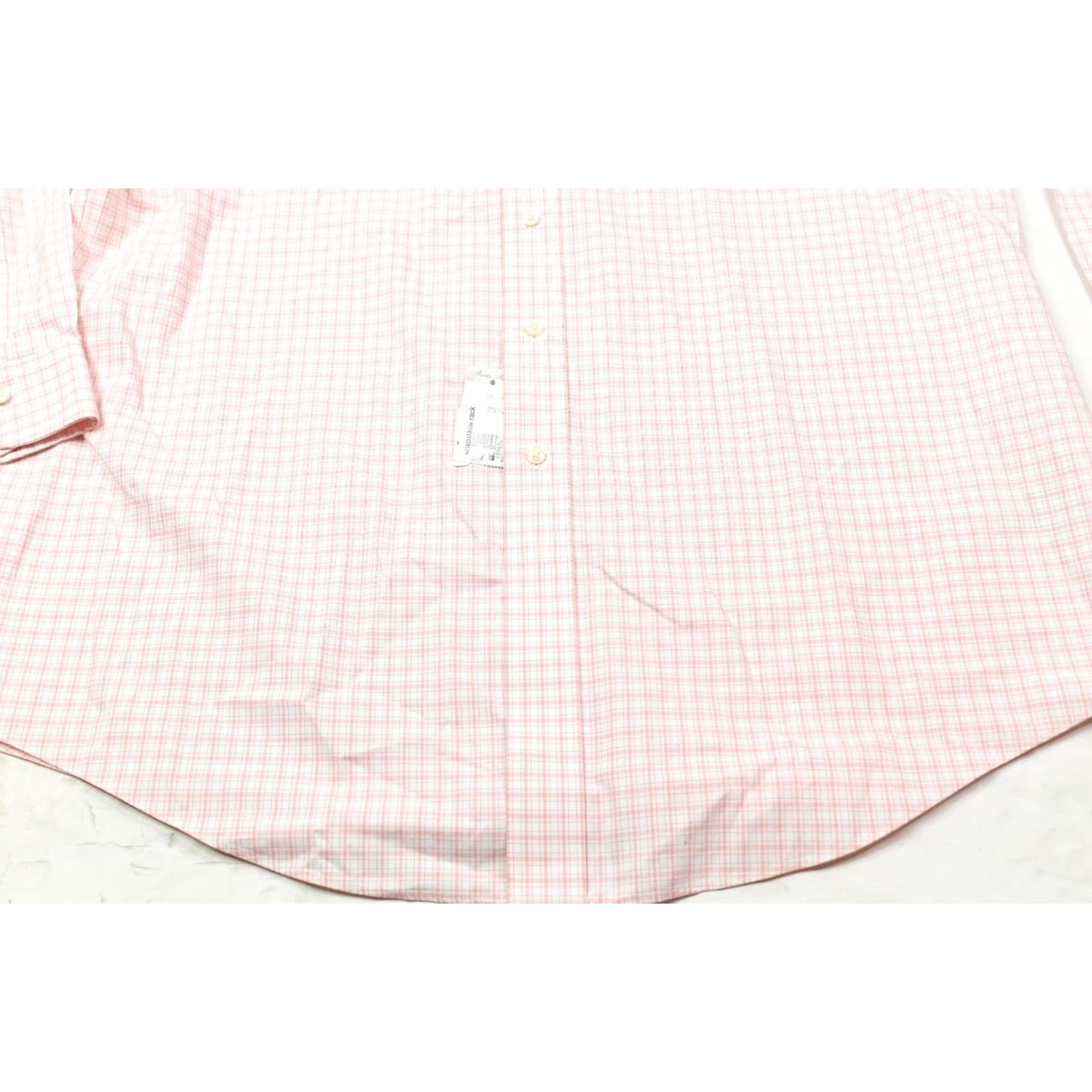 Brooks Brothers Brooks Brothers REGENT Shirt Mens 17.5 Red White Plaid Long Sleeve Button-Up Size US XXL / EU 58 / 5 - 3 Thumbnail