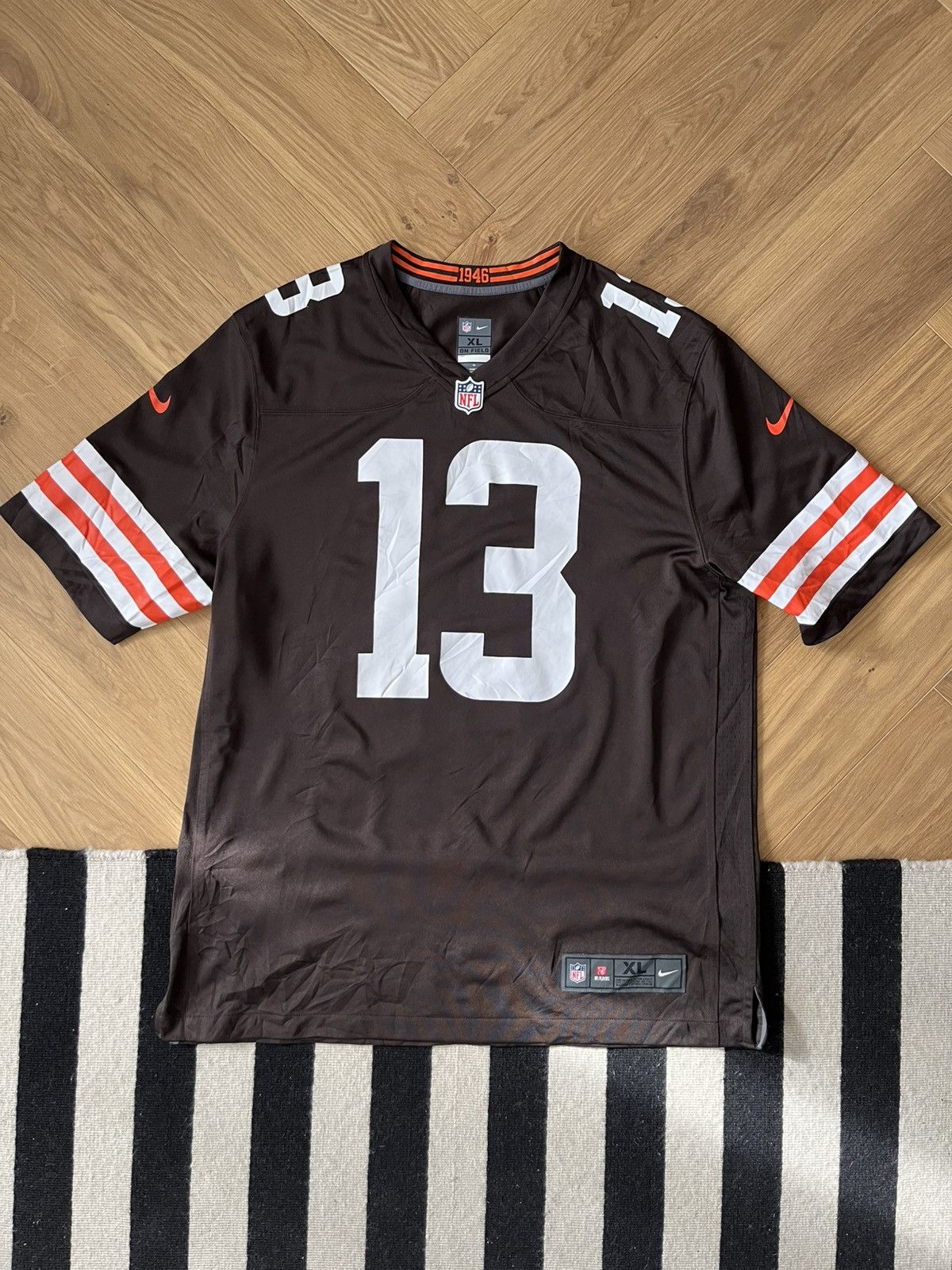 Nike Nike NFL Cleveland Browns Odell Beckham Jr. #13 Jersey XL 🏈 Size US XL / EU 56 / 4 - 1 Thumbnail