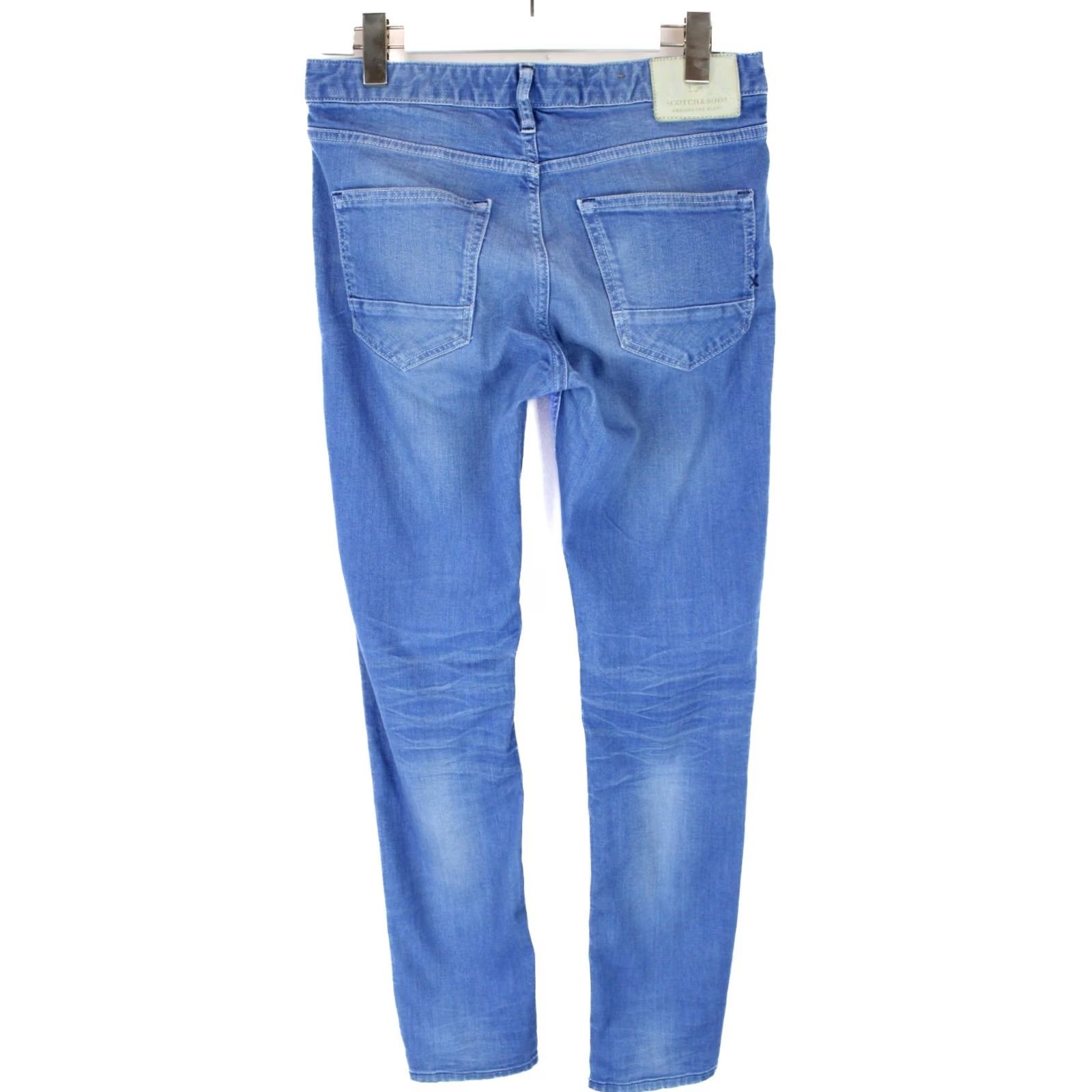 Scotch & Soda SCOTCH & SODA Men's Jeans Skim Slim Fit W31/L32 Zip Fly Casual Faded Whiskers Size US 31 - 2 Thumbnail
