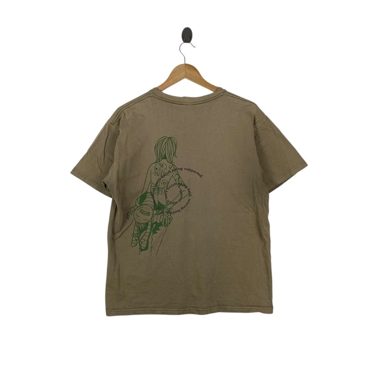 Vintage Vintage 2002 SEEK OUT TRAP! Skateboard Tee Shirt Top Tattoo Size US L / EU 52-54 / 3 - 7 Thumbnail