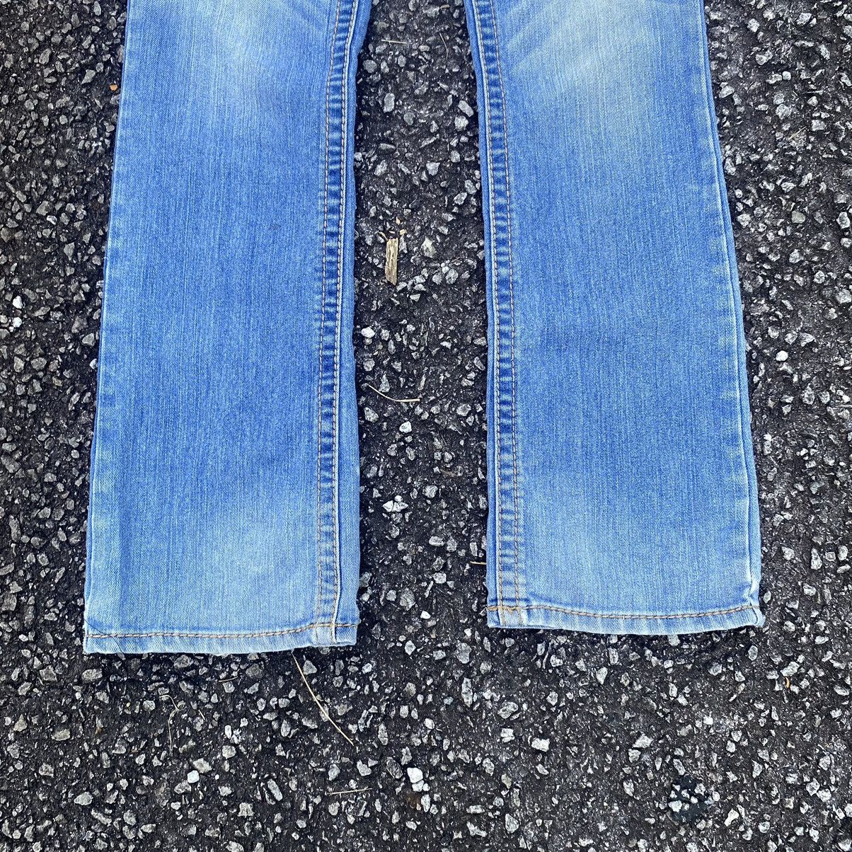 Jean × Mossimo × Vintage Vintage Mossimo Light Washed Flare Denim Jeans Size 34" / US 12 / IT 48 - 5 Thumbnail