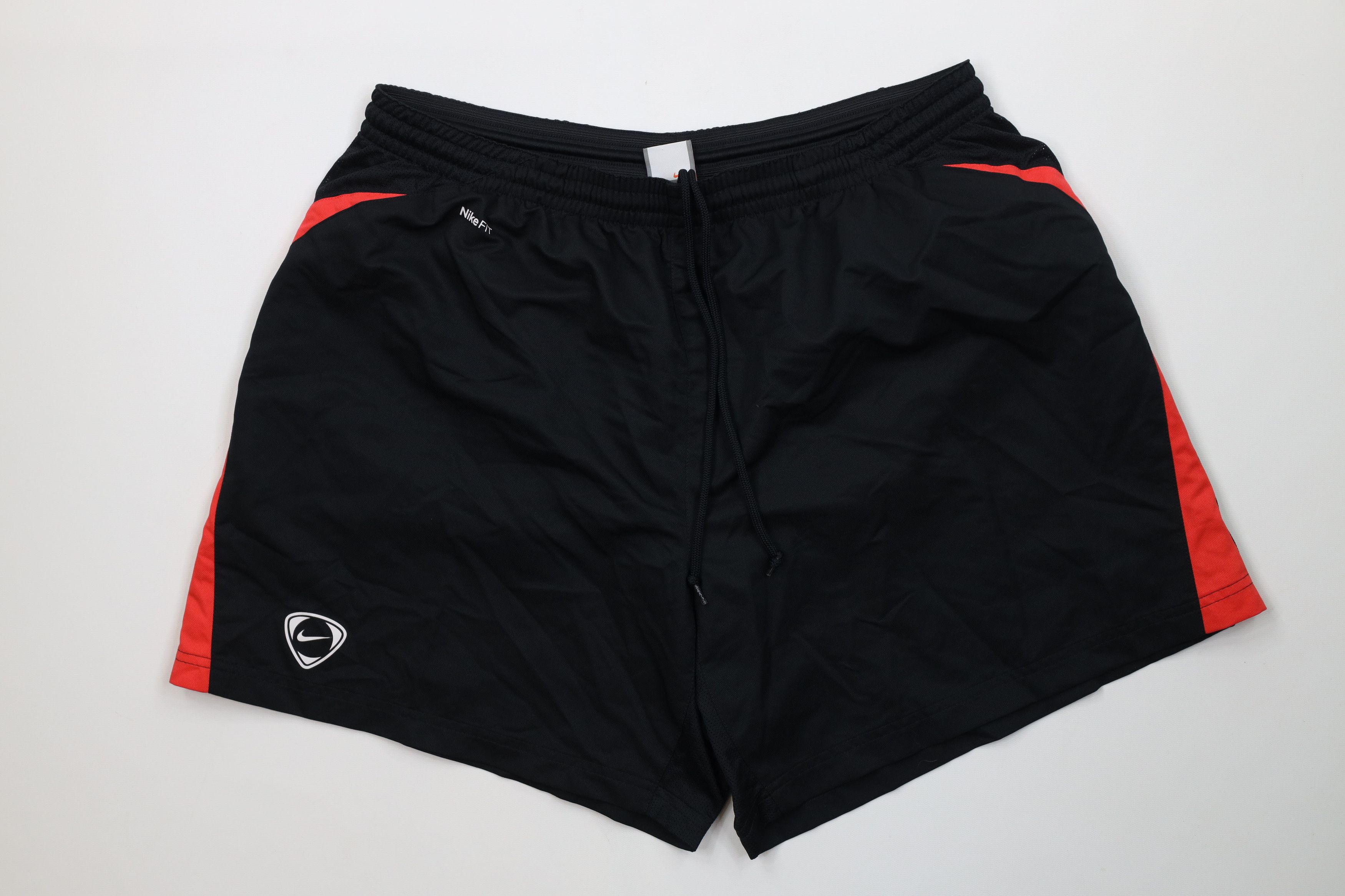 Nike Vintage Nike Total 90 Mini Swoosh Lined Soccer Shorts Black Size US 38 / EU 54 - 1 Thumbnail