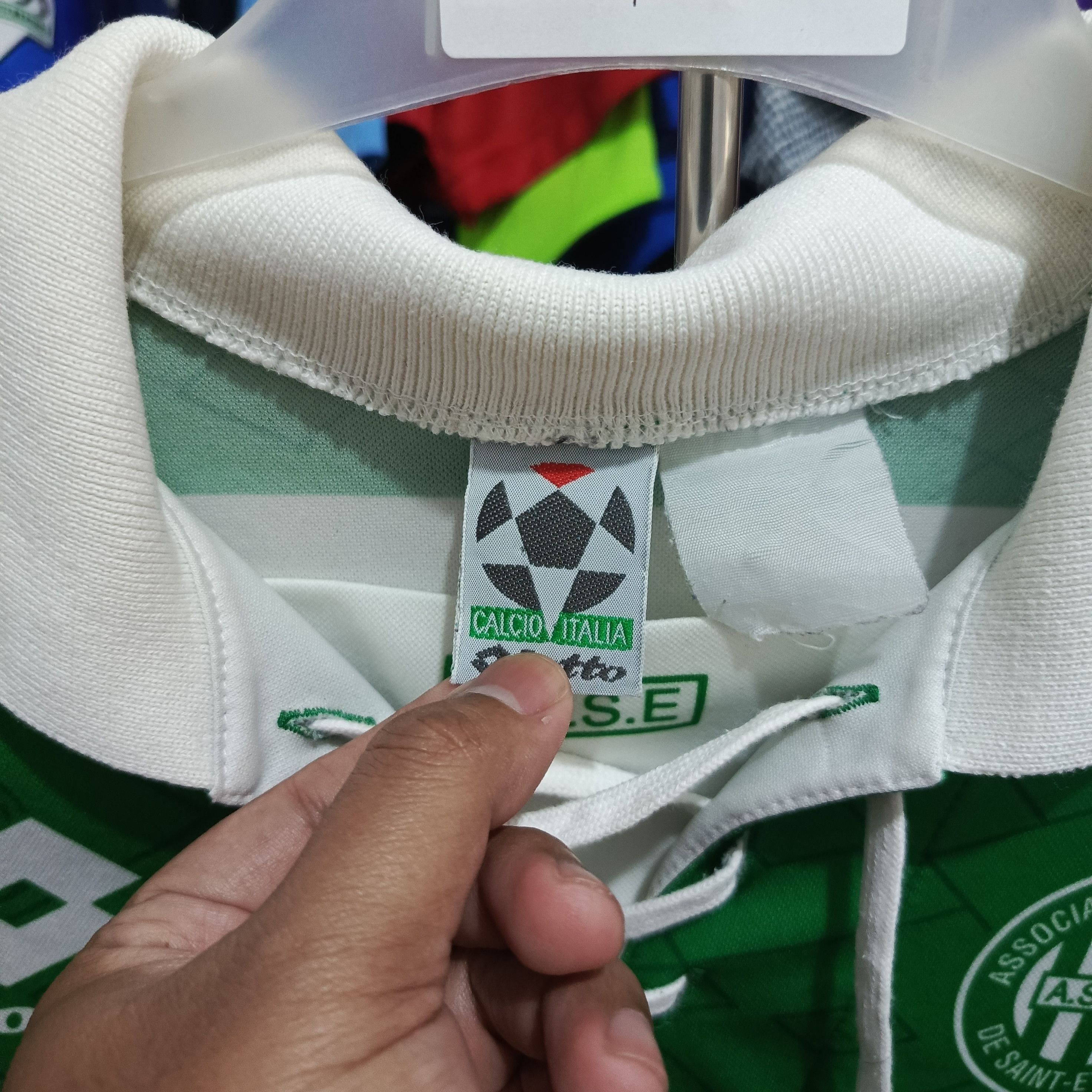 Lotto Sport St Etienne Vintage Lotto 1994 Long Sleeve Authentic Shirt Size US S / EU 44-46 / 1 - 4 Thumbnail