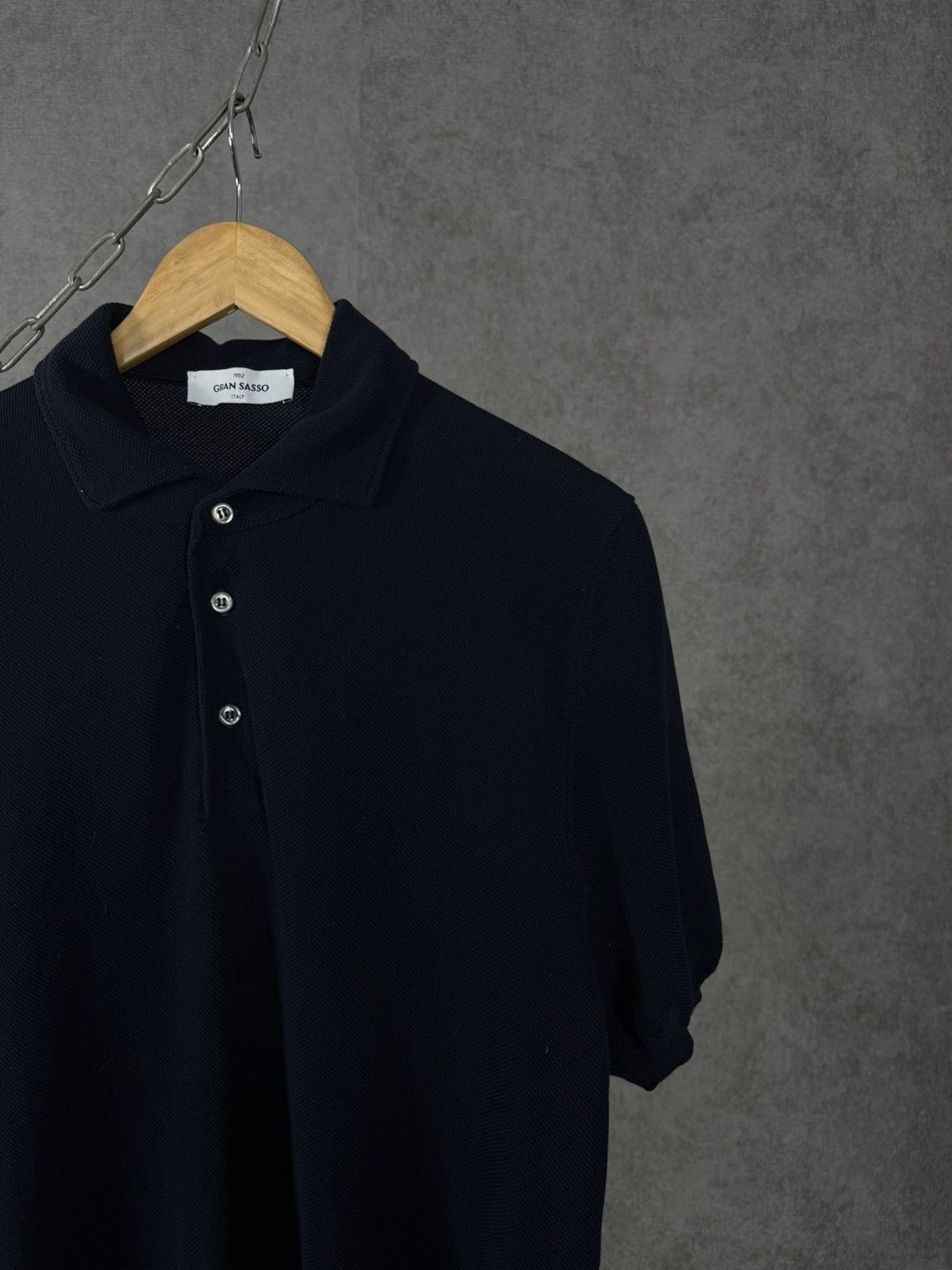 Gran Sasso Gran Sasso designer polo tee Size US XL / EU 56 / 4 - 2 Thumbnail