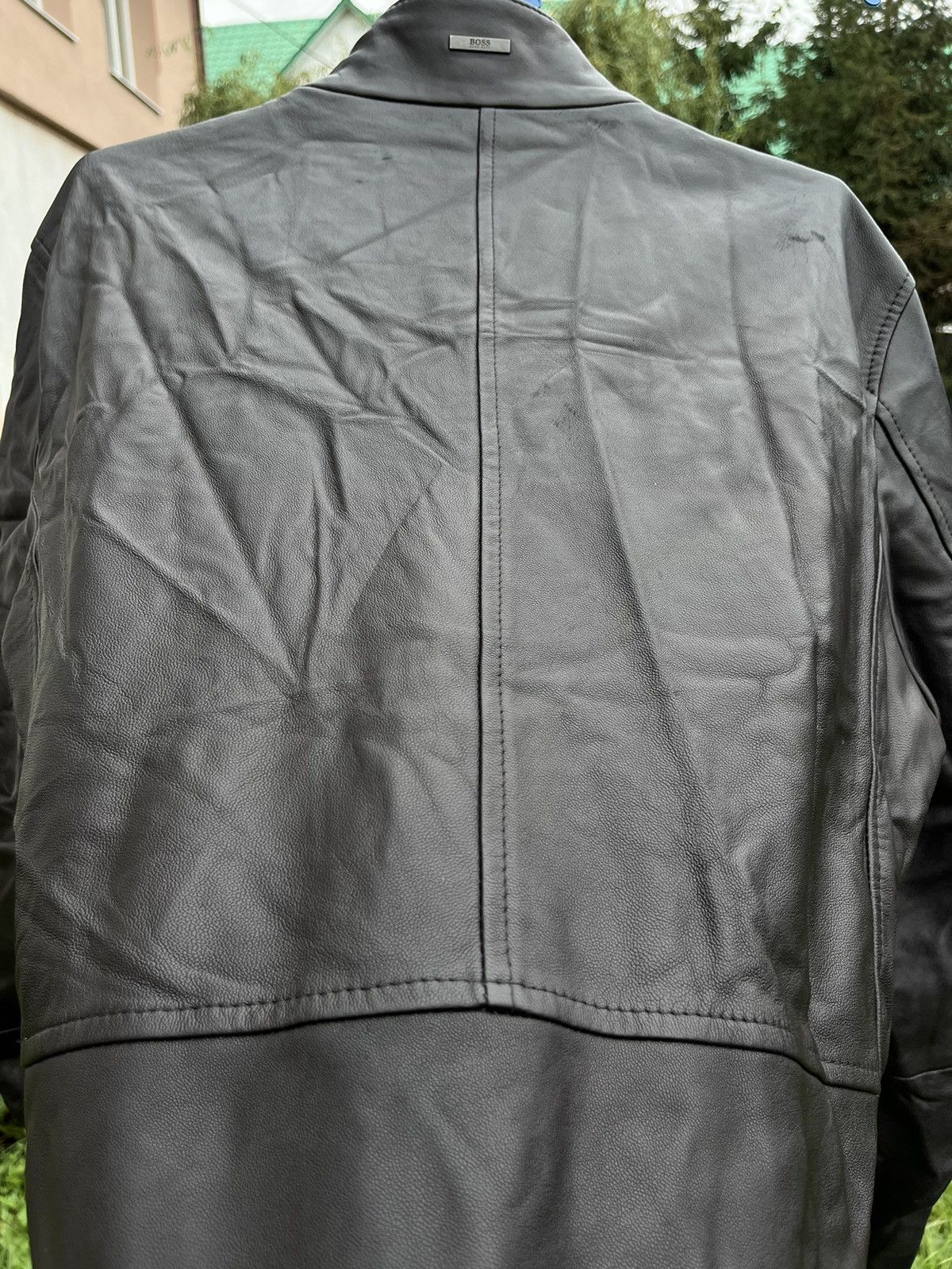 Hugo Boss Hugo Boss Real Leeather JAcket Black Luxury Size US M / EU 48-50 / 2 - 6 Thumbnail